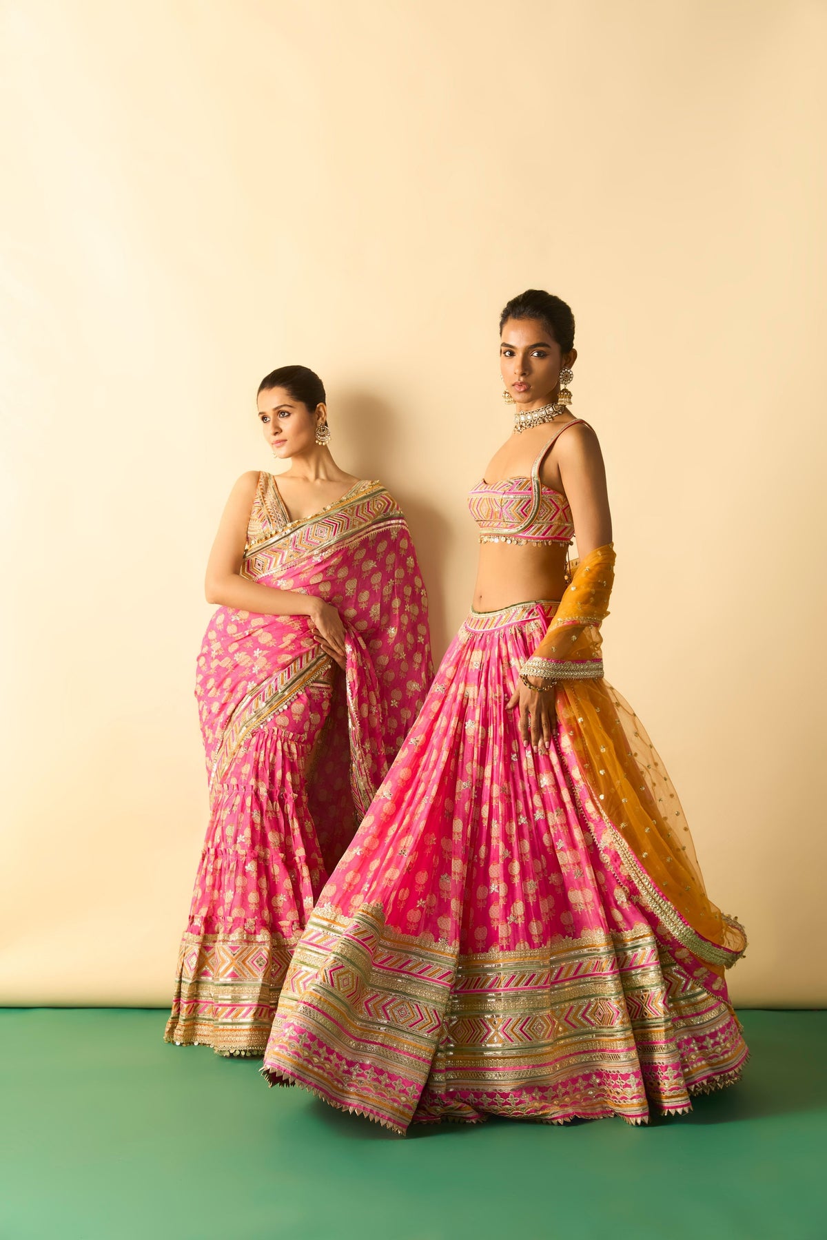 Pink Mannat Lehenga Set