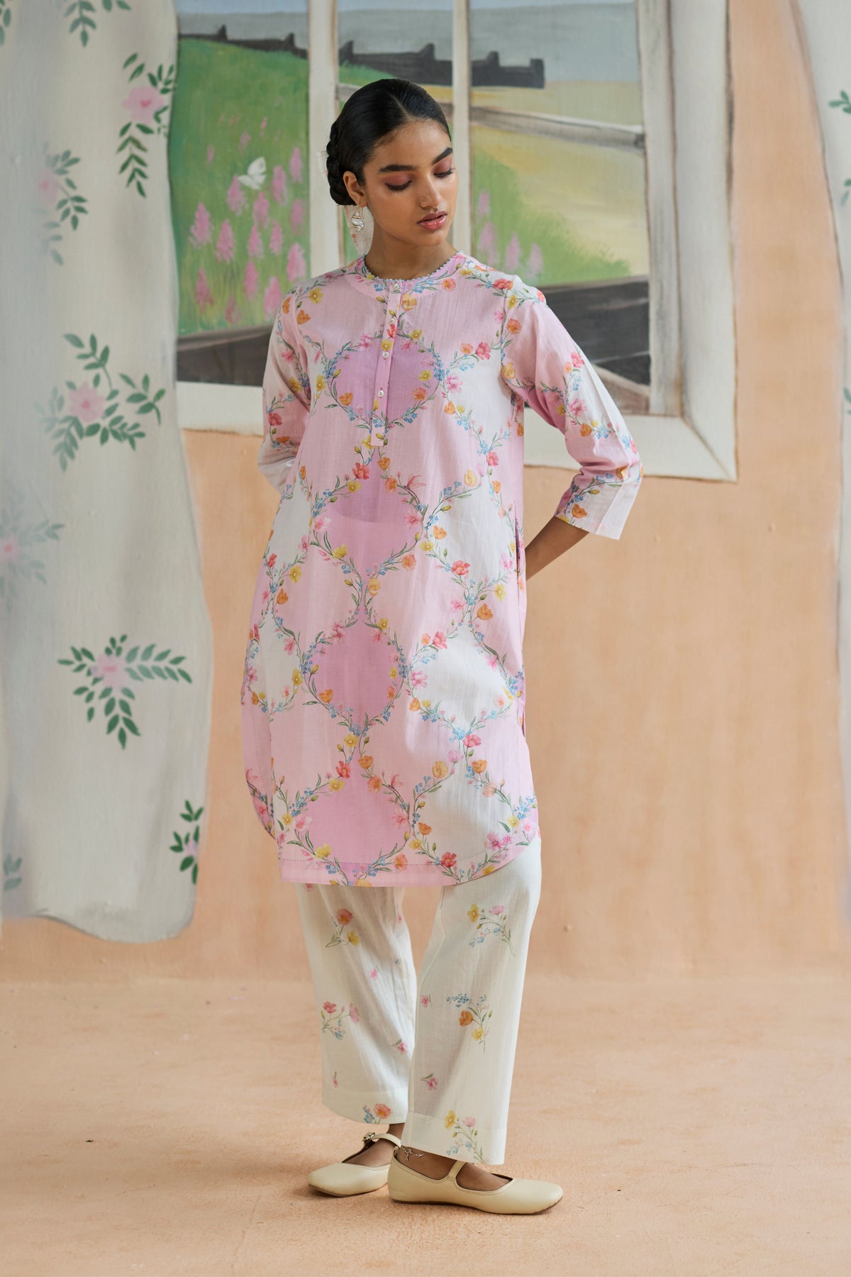 Drift and Dream Mid Kurta Set