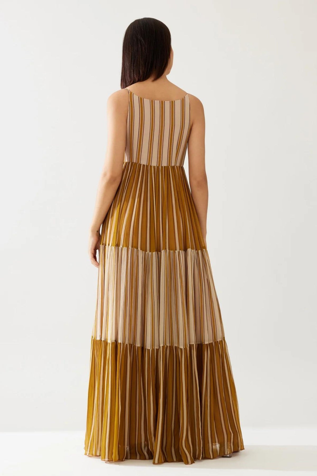 Stripe Dual Tone Dress