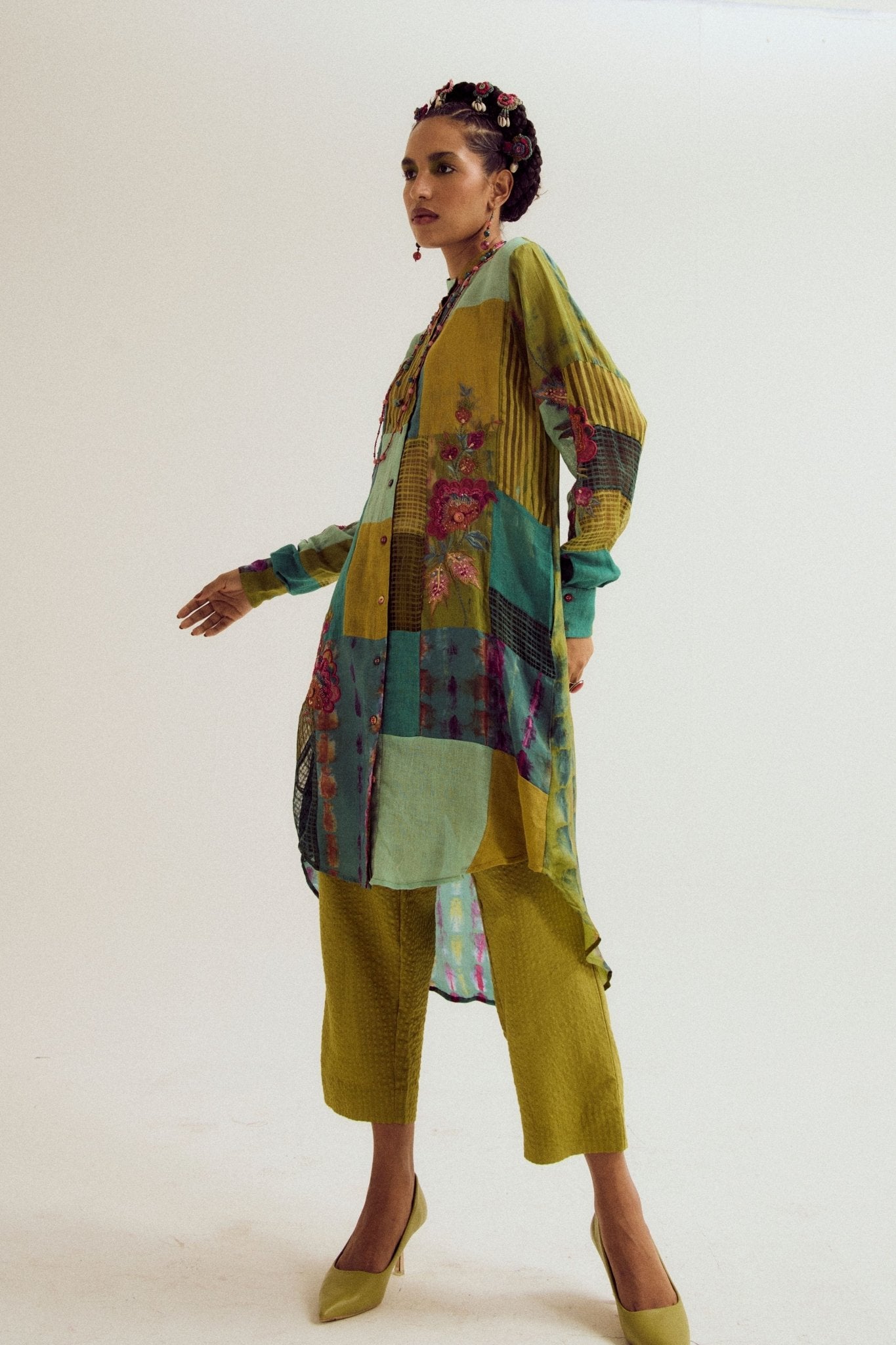 Green Tunic Set - Capisvirleo - Elahe