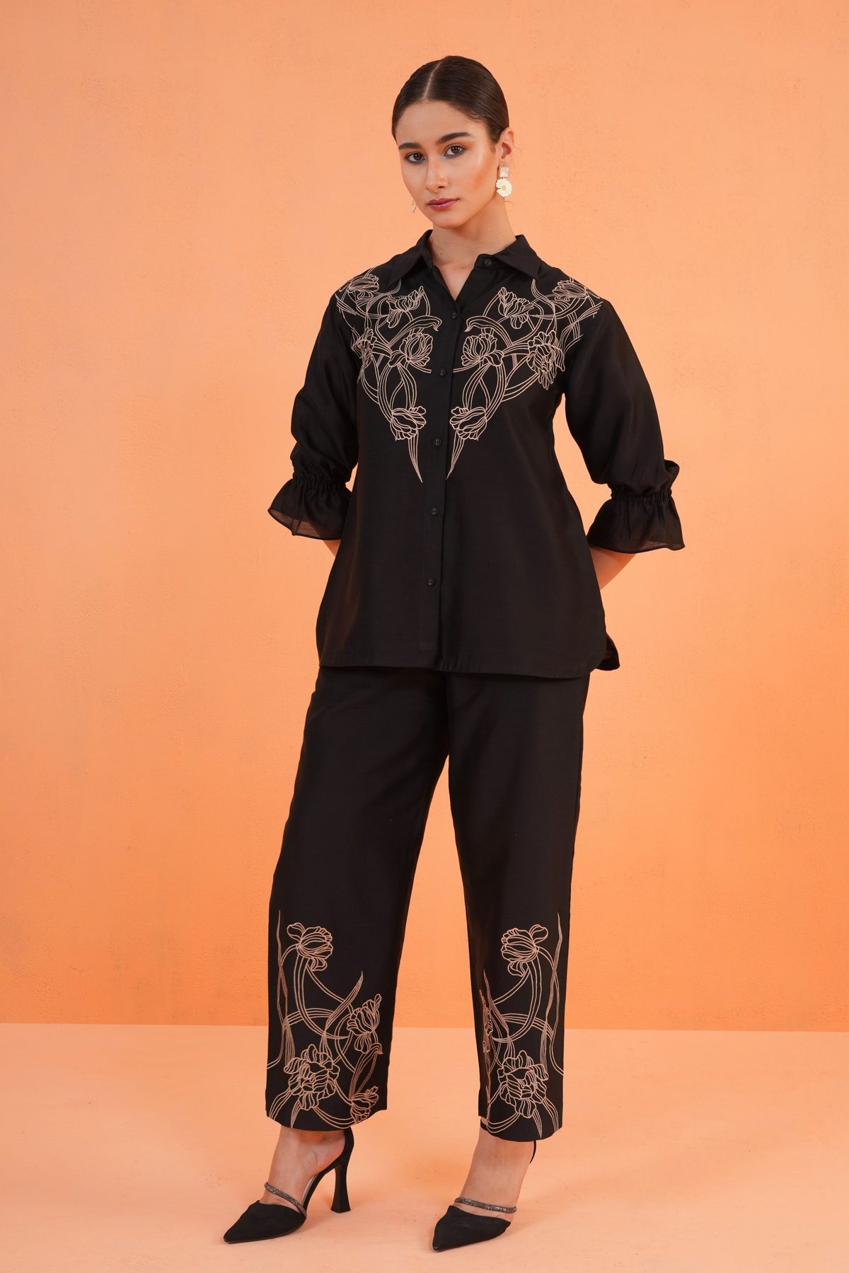 Black Oasis Co-ord Set