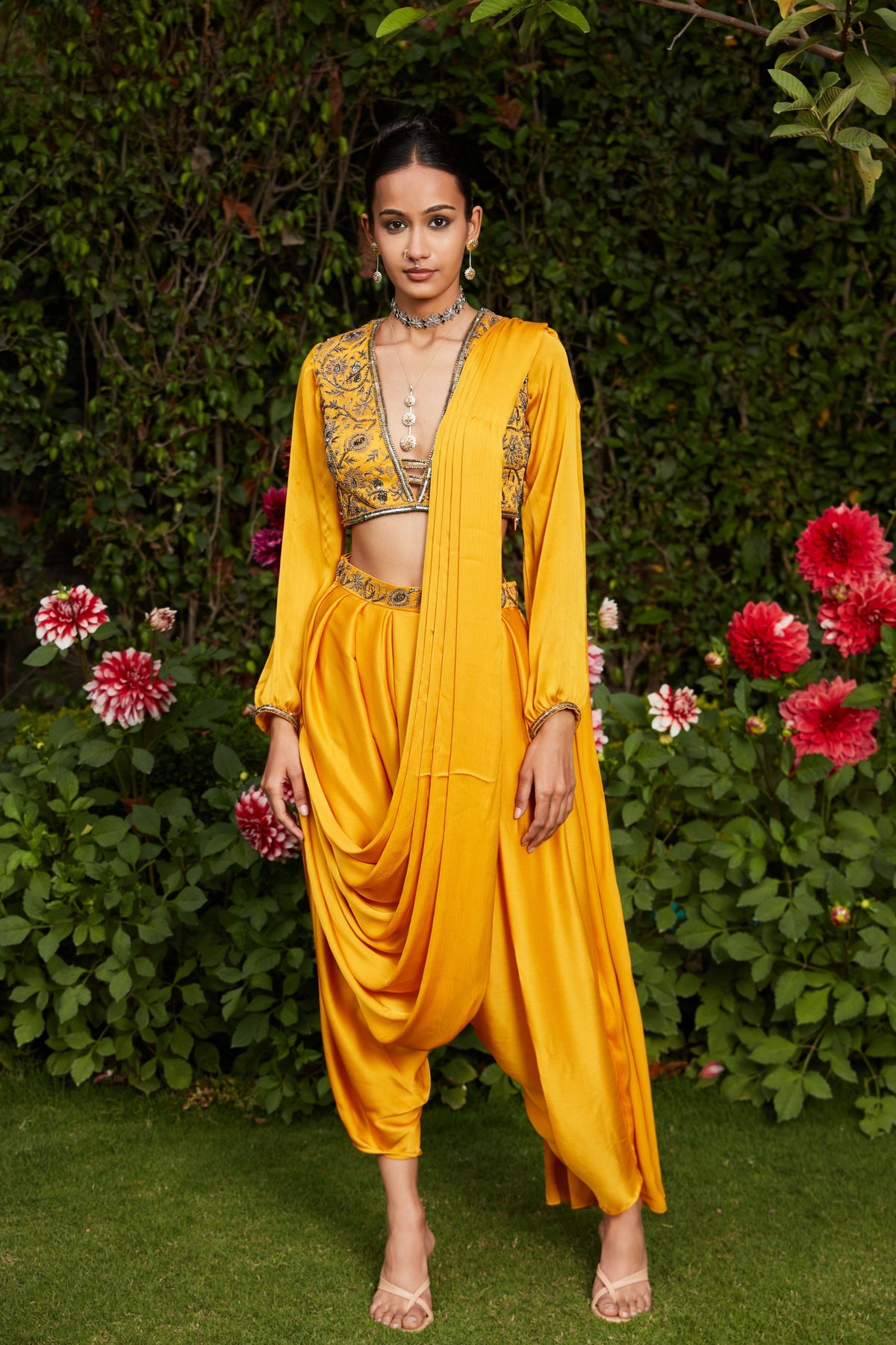 Anisa Drape Saree set