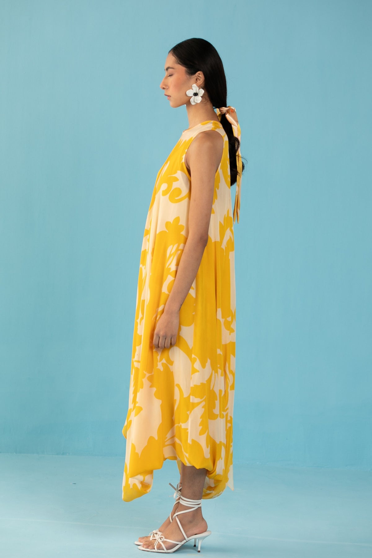 Yellow Kaftan Dress