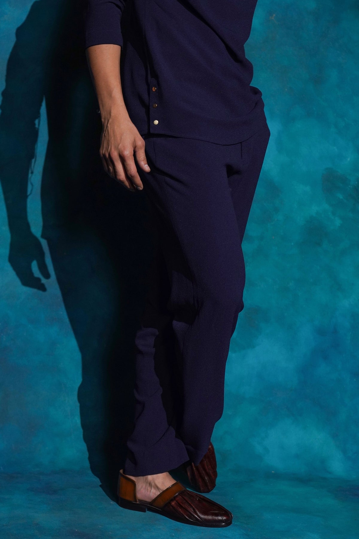 Blue Midnight Short Jacket Set