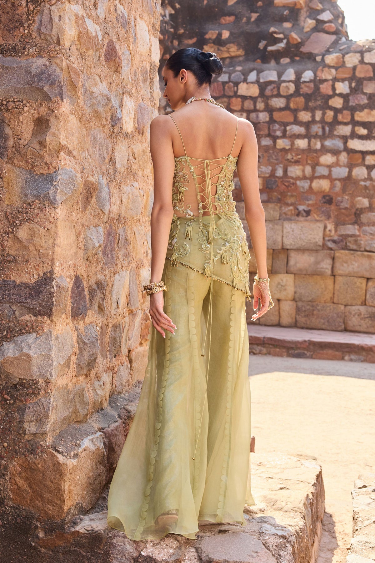 Sage Green Tunic Set