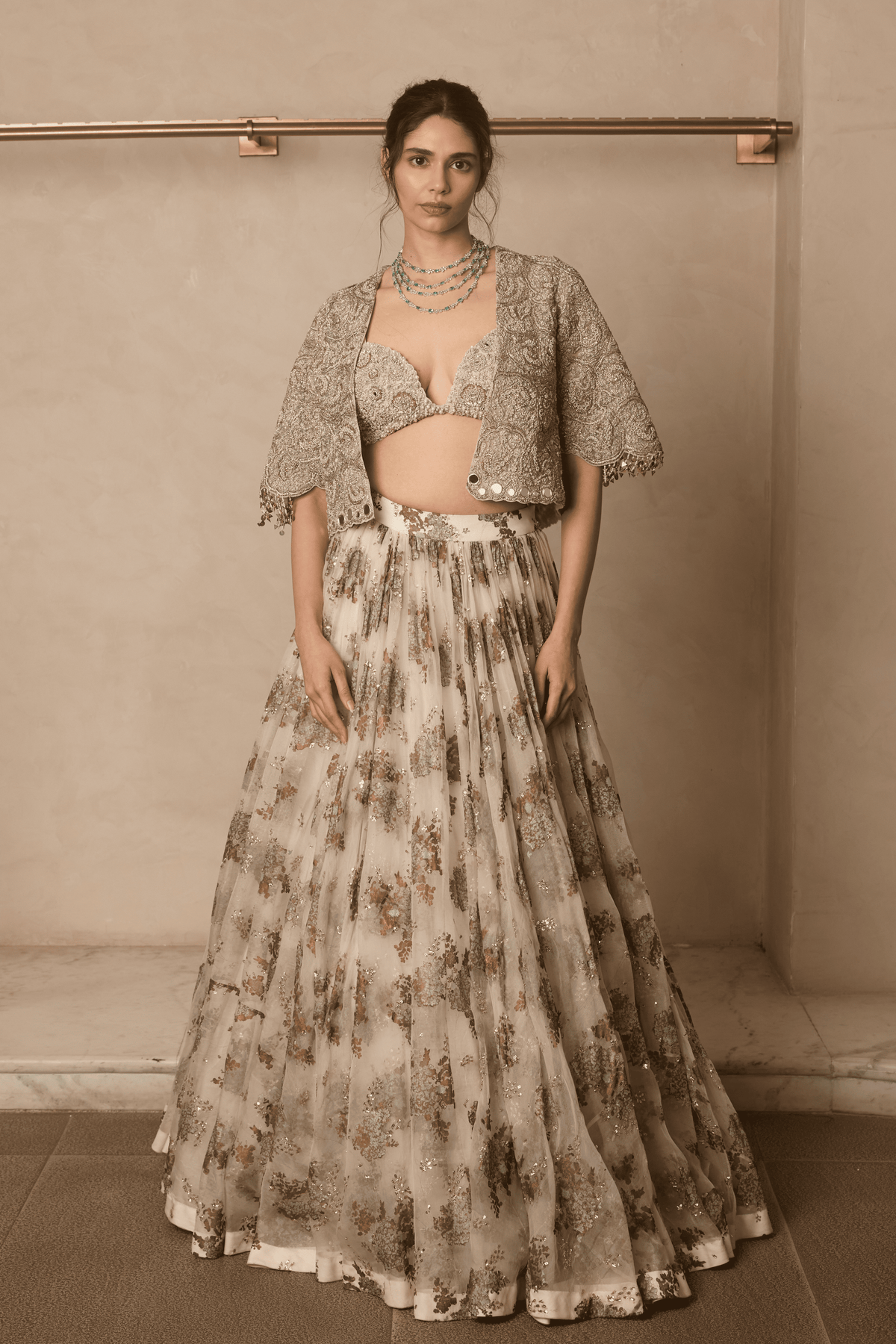 Helena Short Jacket and Skirt Set