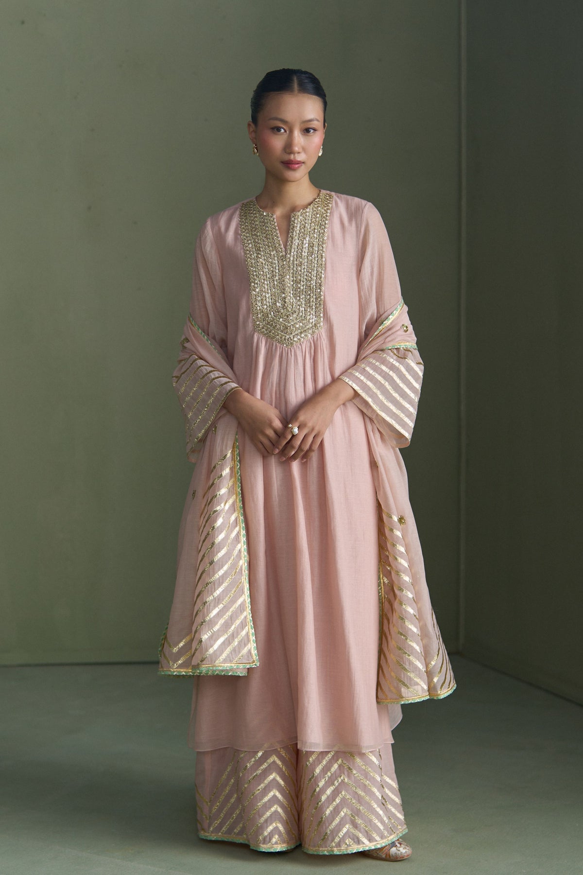 Freya Pink Kurta Set