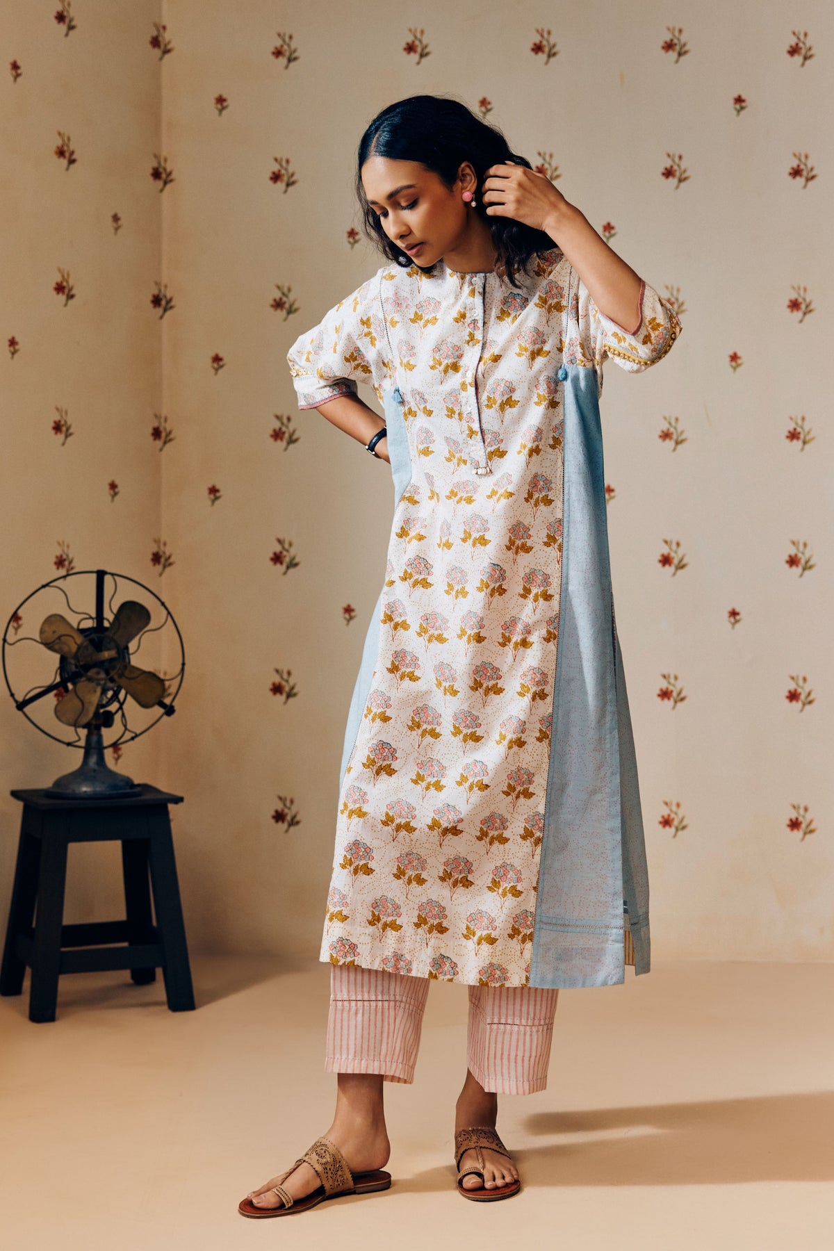 Khadi Cotton Kurta Set