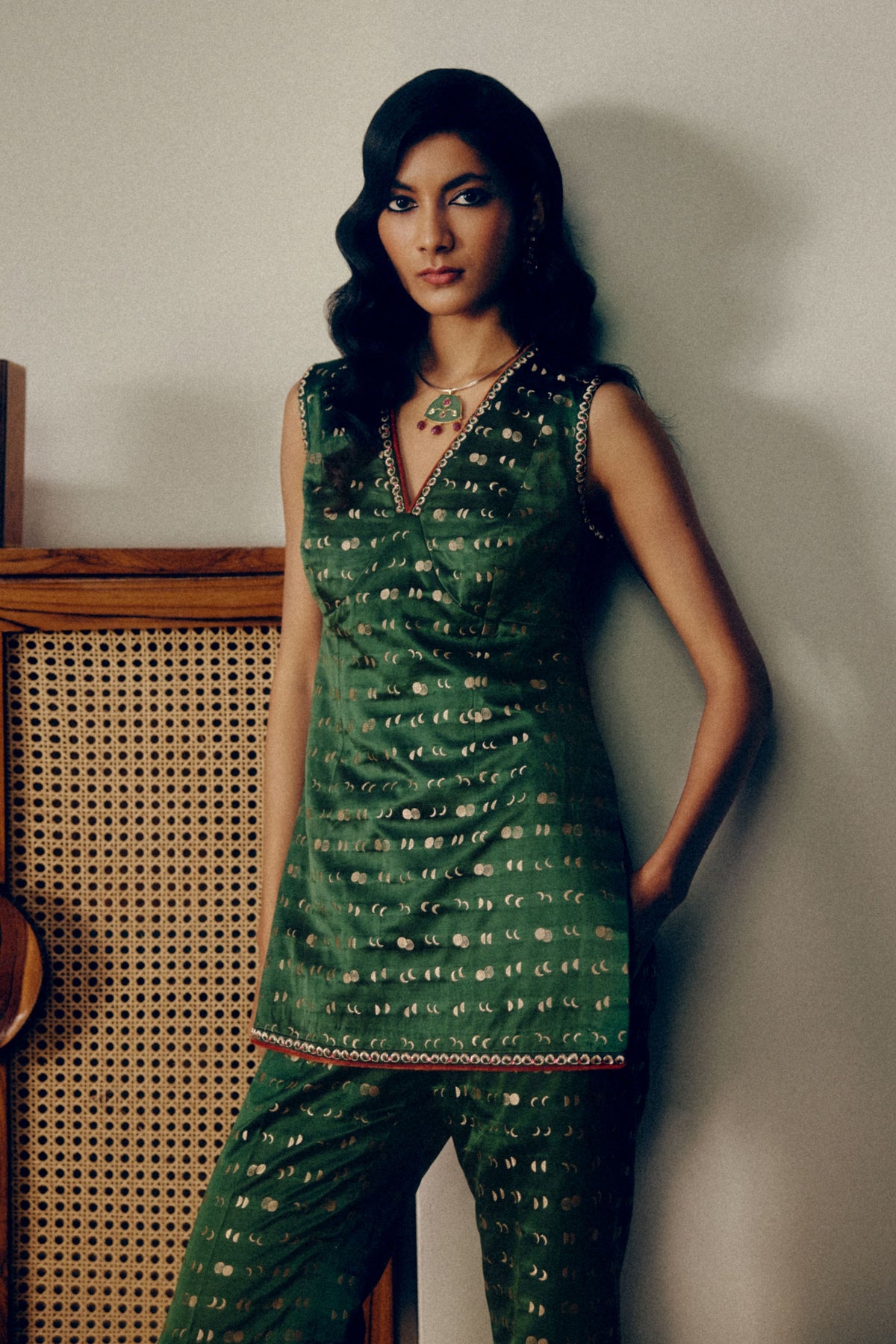 Olive Tunic Set