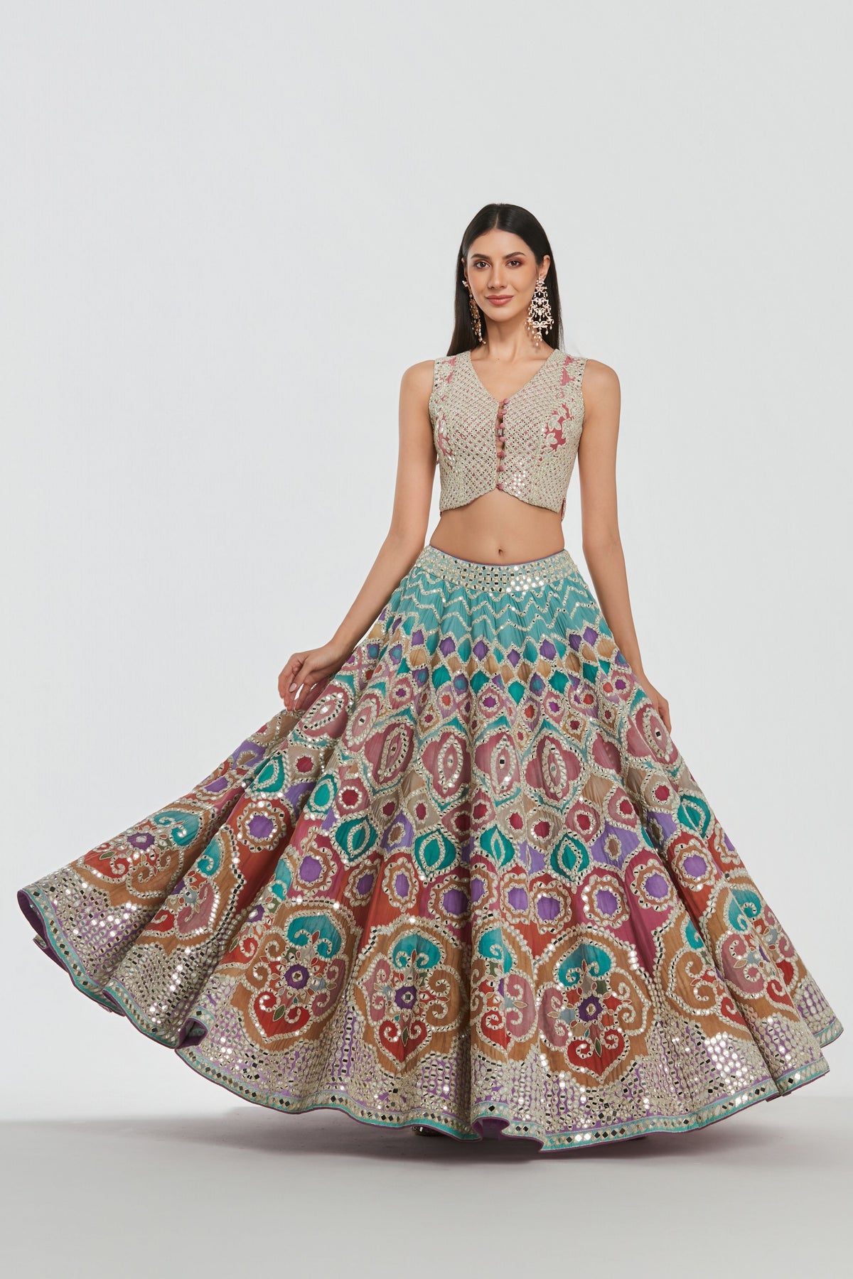 Gulshan Multicolor Lehenga Set