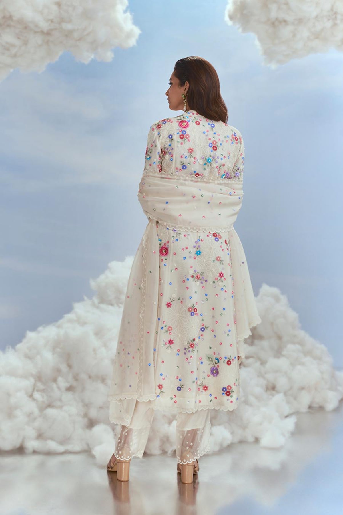 Mehtab Bagh Lunar Blossom Kurta Set