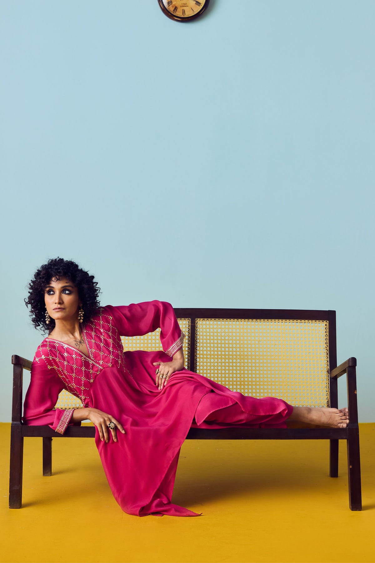Sureen Pink Kurta Set