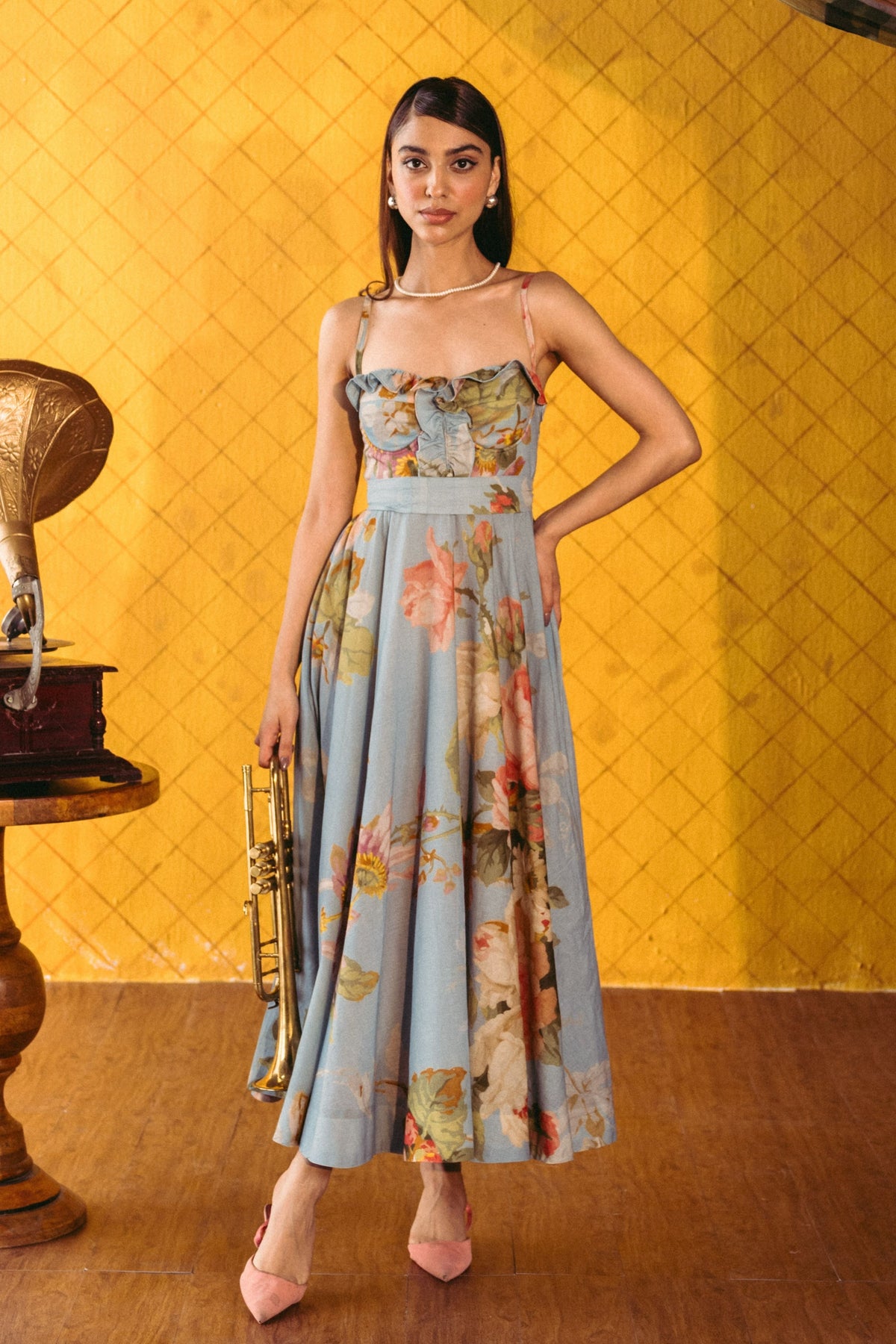 Taffy Cotton Frills Dress