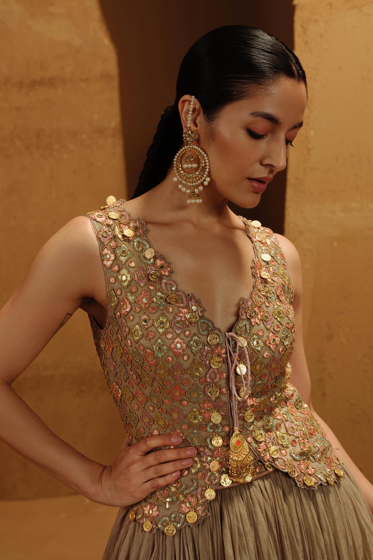 Simar Koti Lehenga Set