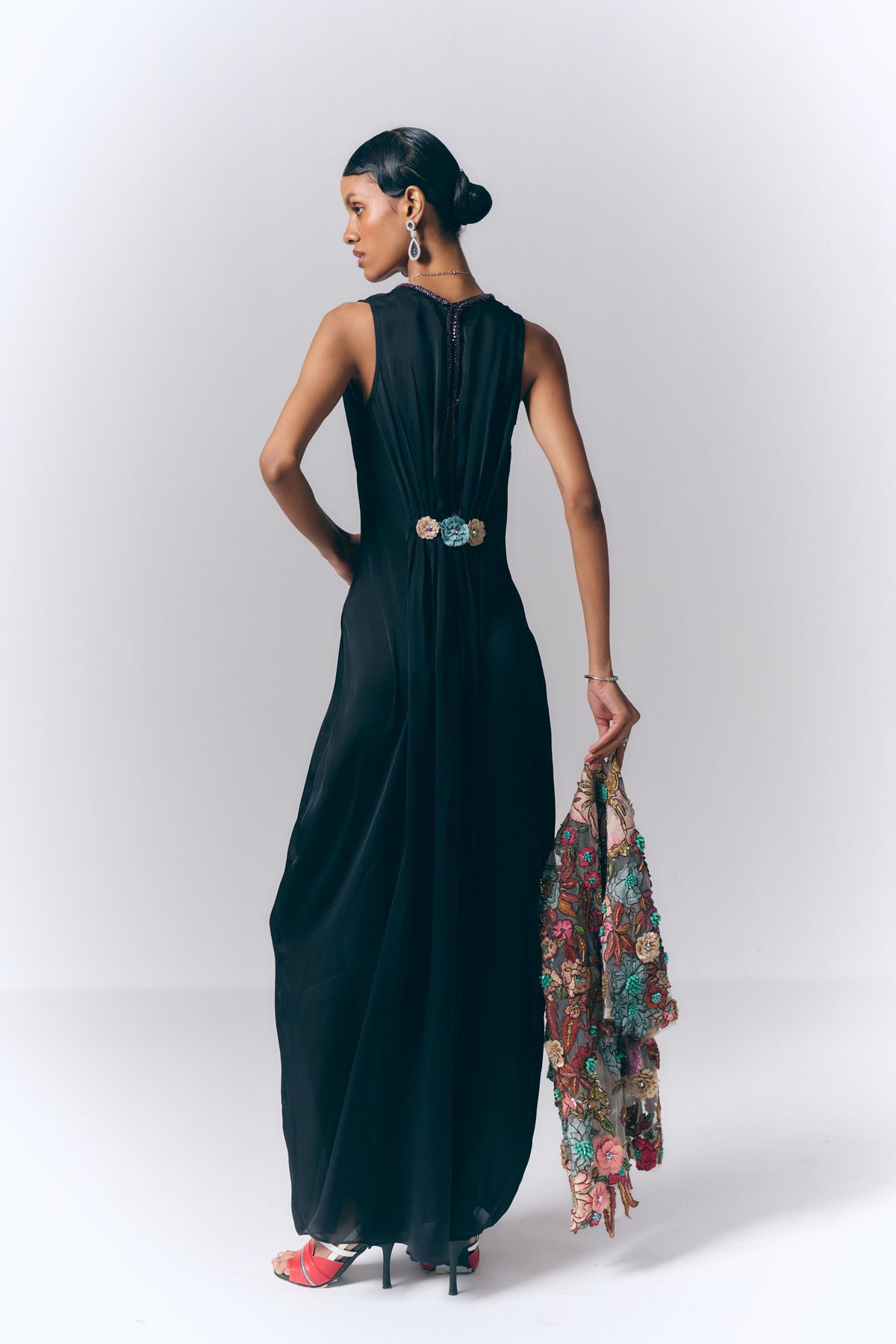 Twilight Blossom Jacket Gown