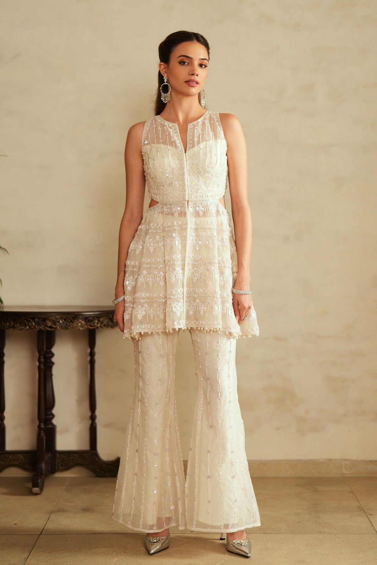 Ivory Bell Bottom Set