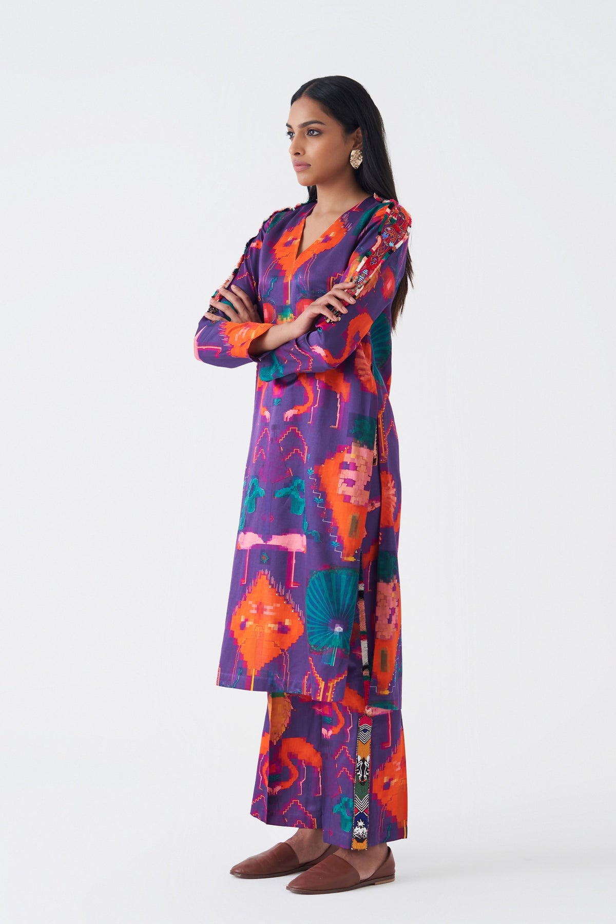 Oaxaca Morado Kurta Pant Set