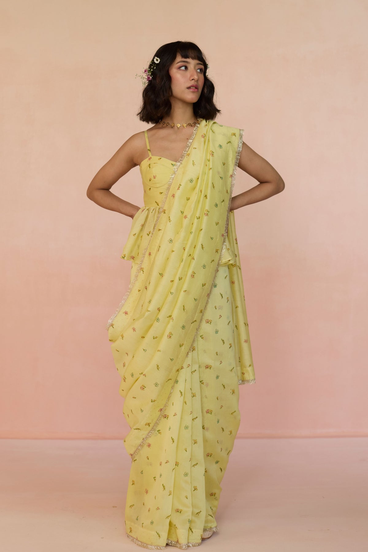 Peela Silk Saree
