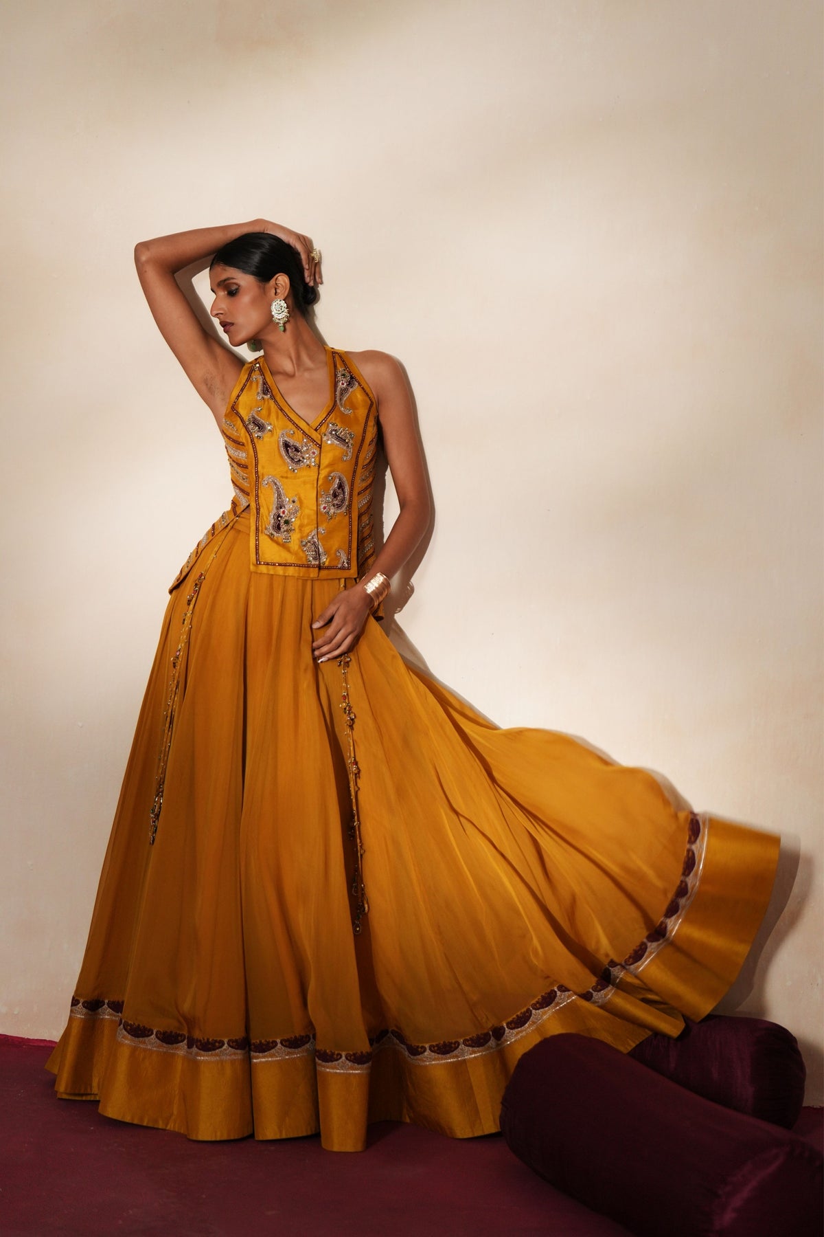 Morchakra Lehenga Set
