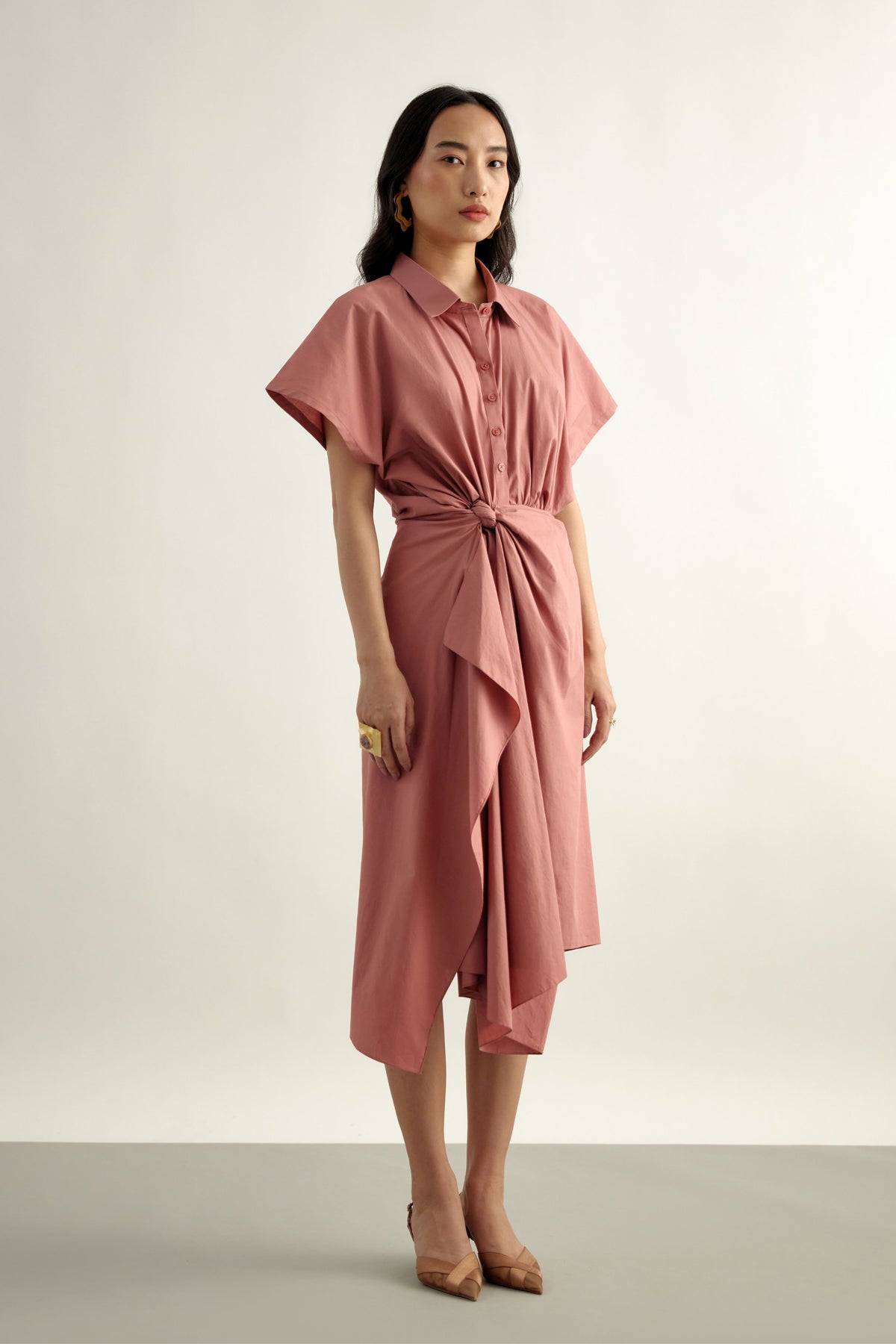 Echo Petal Layered Dress