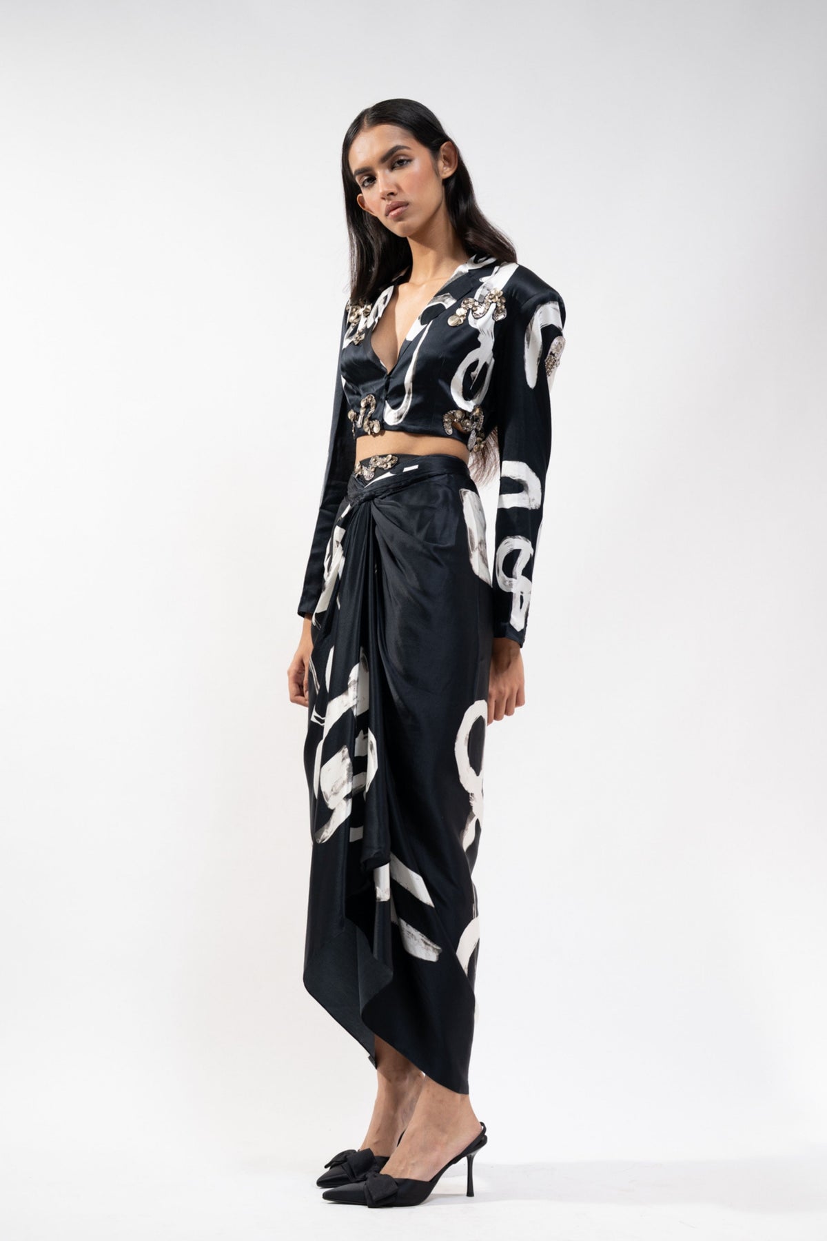 Knotted Skirt Set