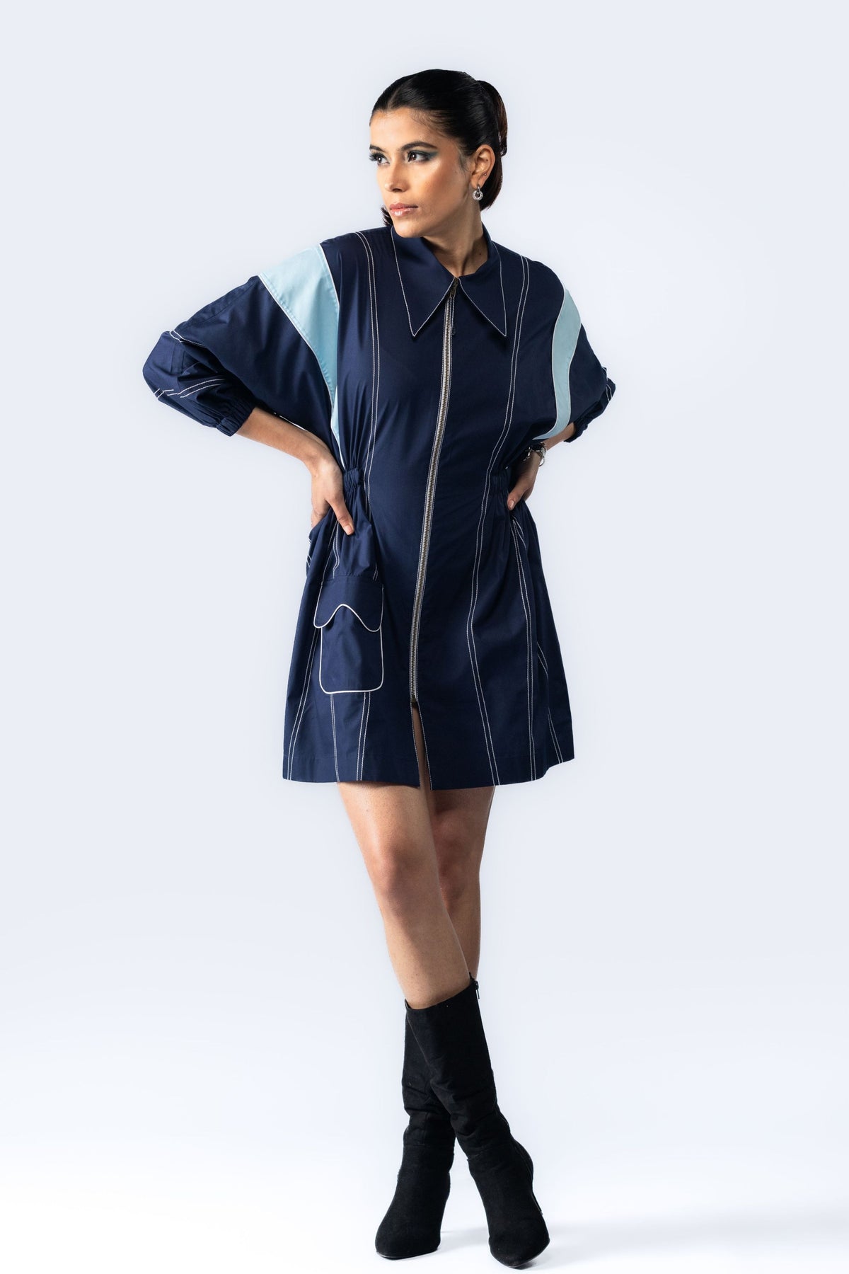Colour Blocking Dress