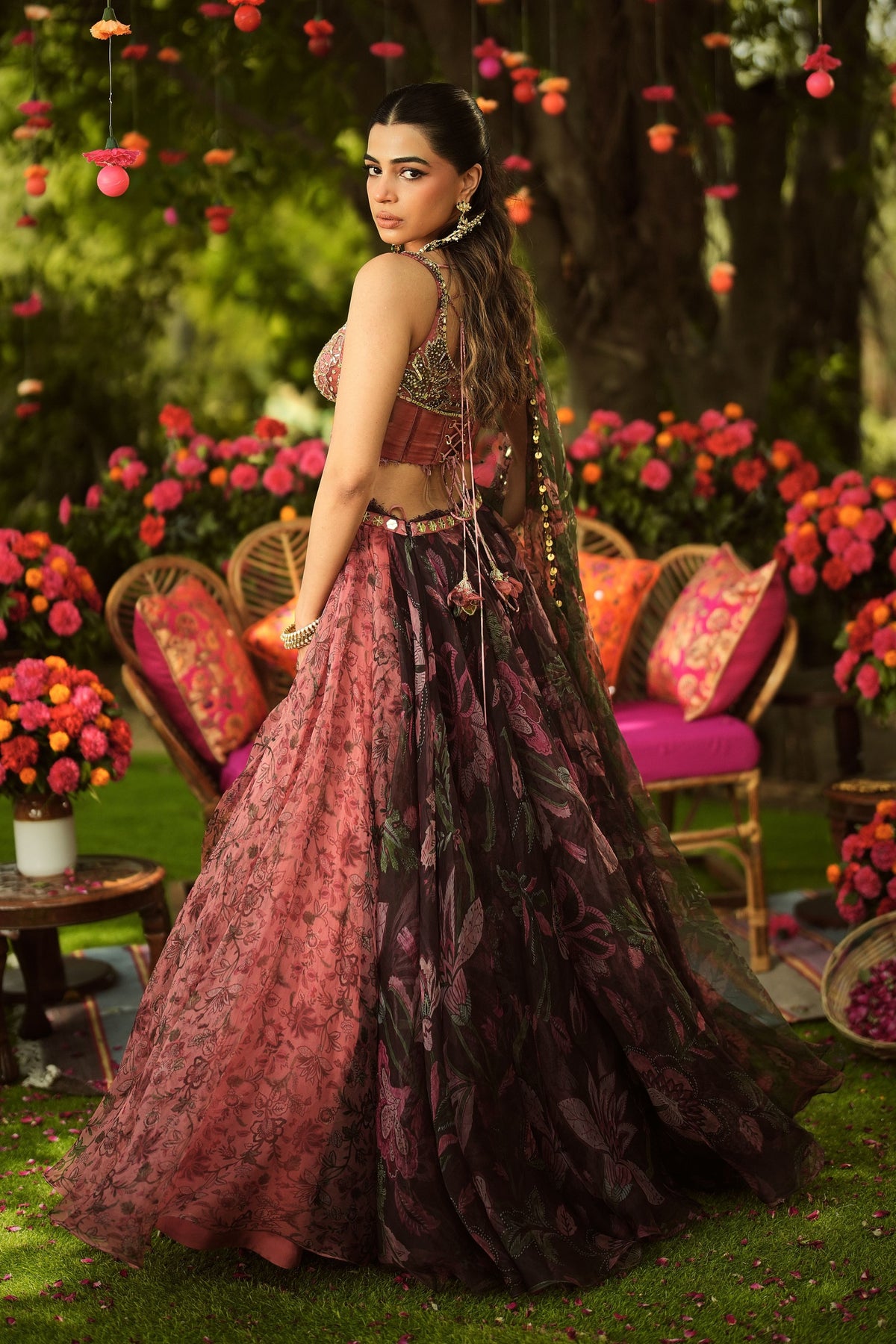 Palak Lehenga Set