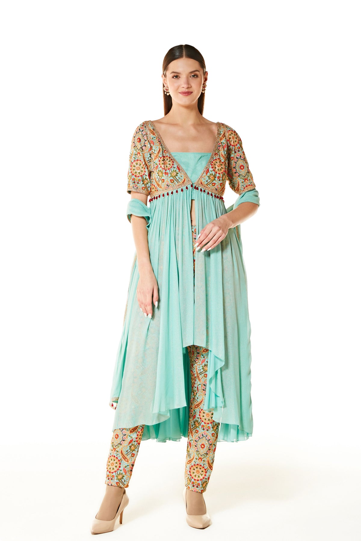 Ayat Aqua Kurta Set