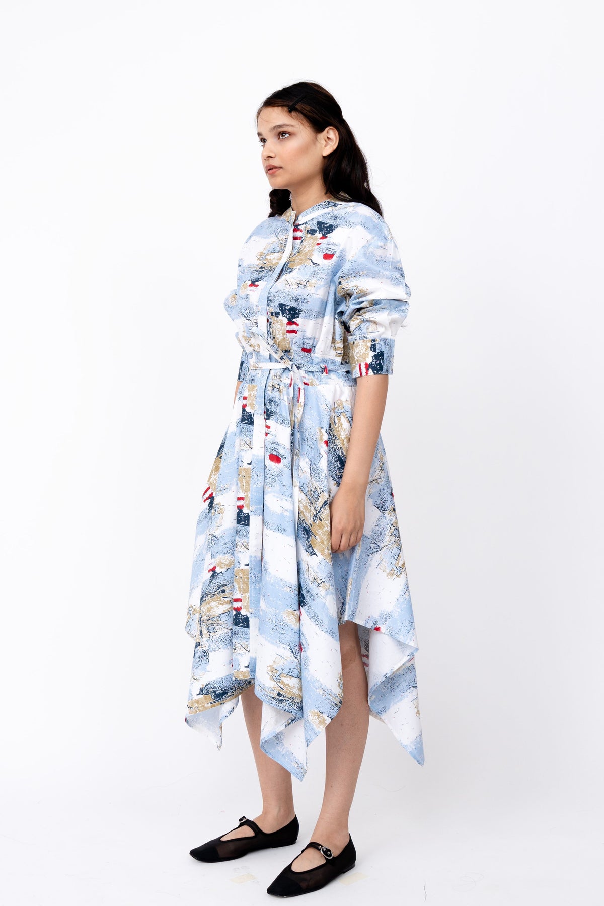 Abstract Canvas Print Hanker Dress