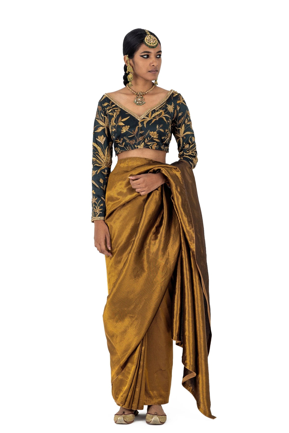 Sunehari Gold Saree