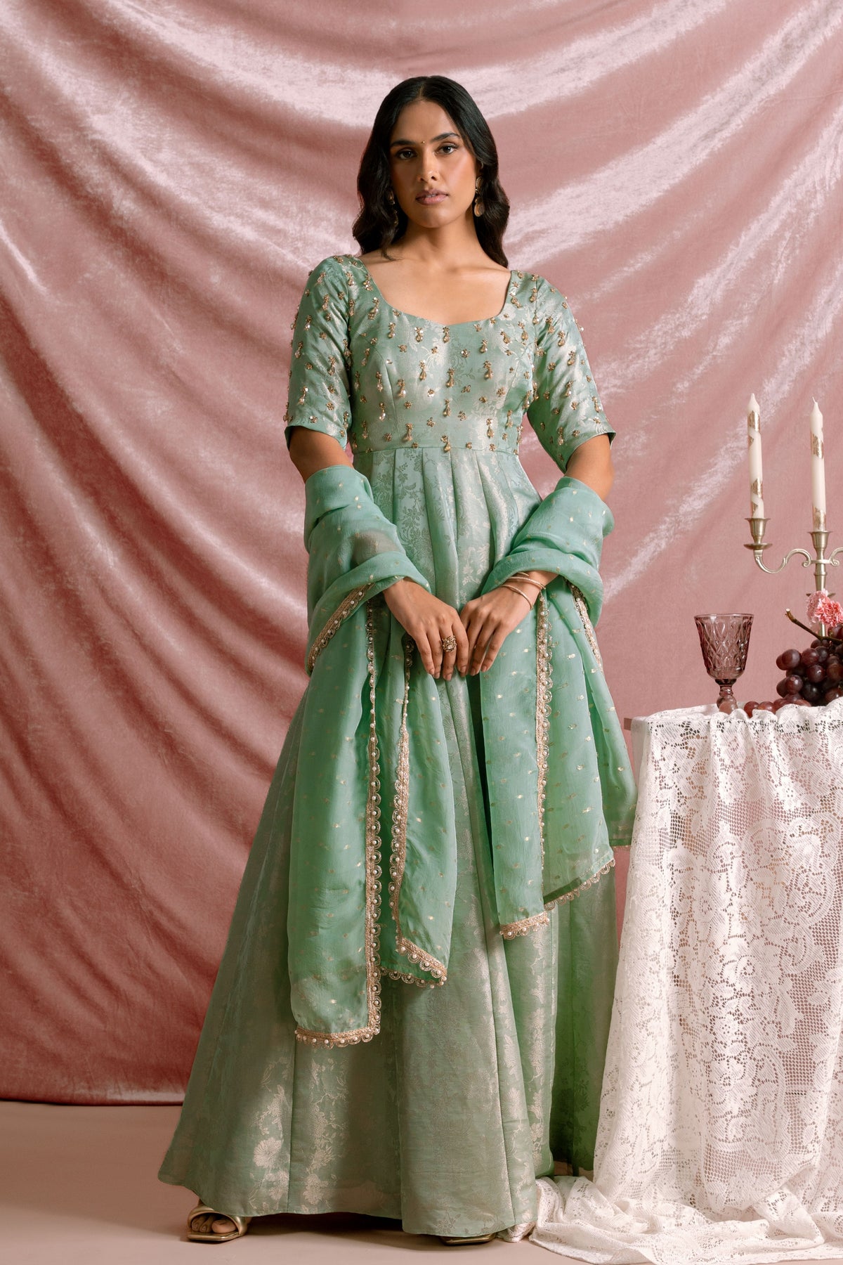 Aabroo Anarkali Set