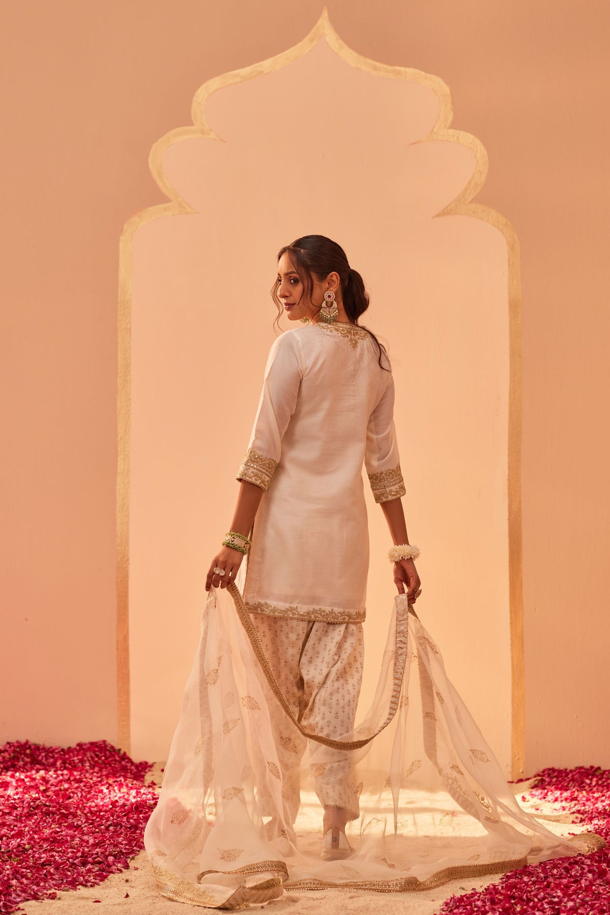 Nafisah Ivory Kurta Set