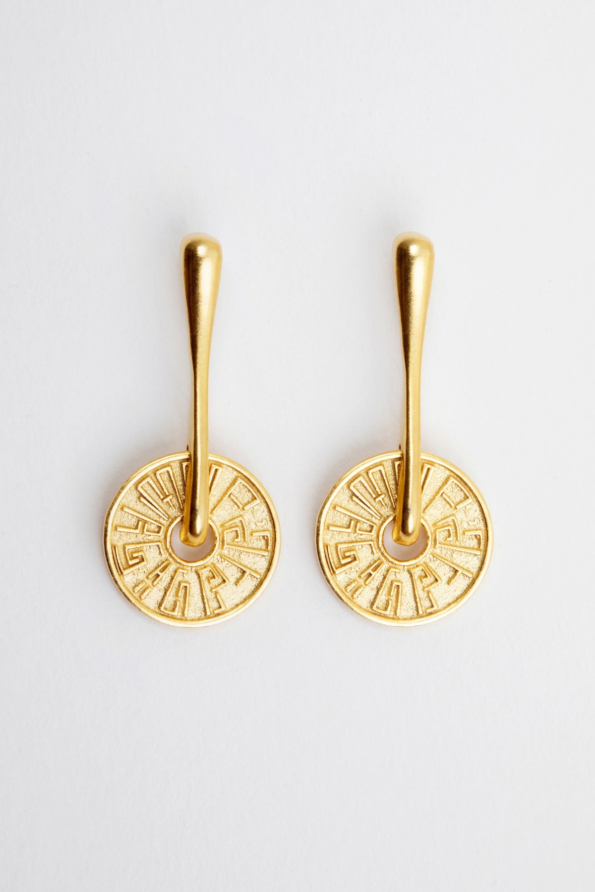 Utopian Inscription Earrings