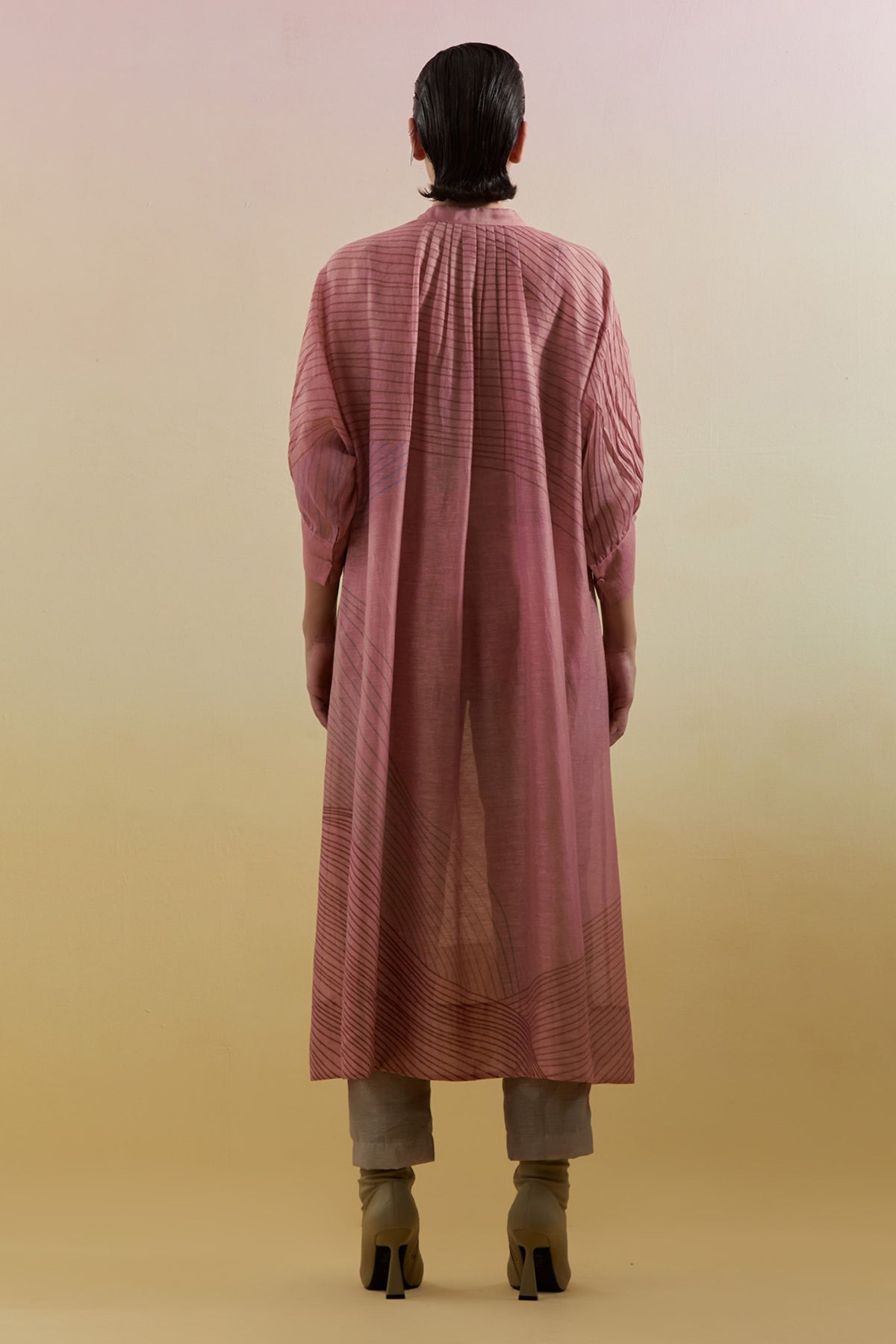 Zaron Dusty Pink Kurta Set