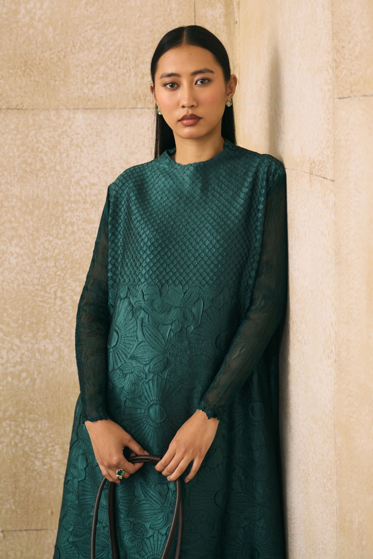 Bottle Green Virtue Dress