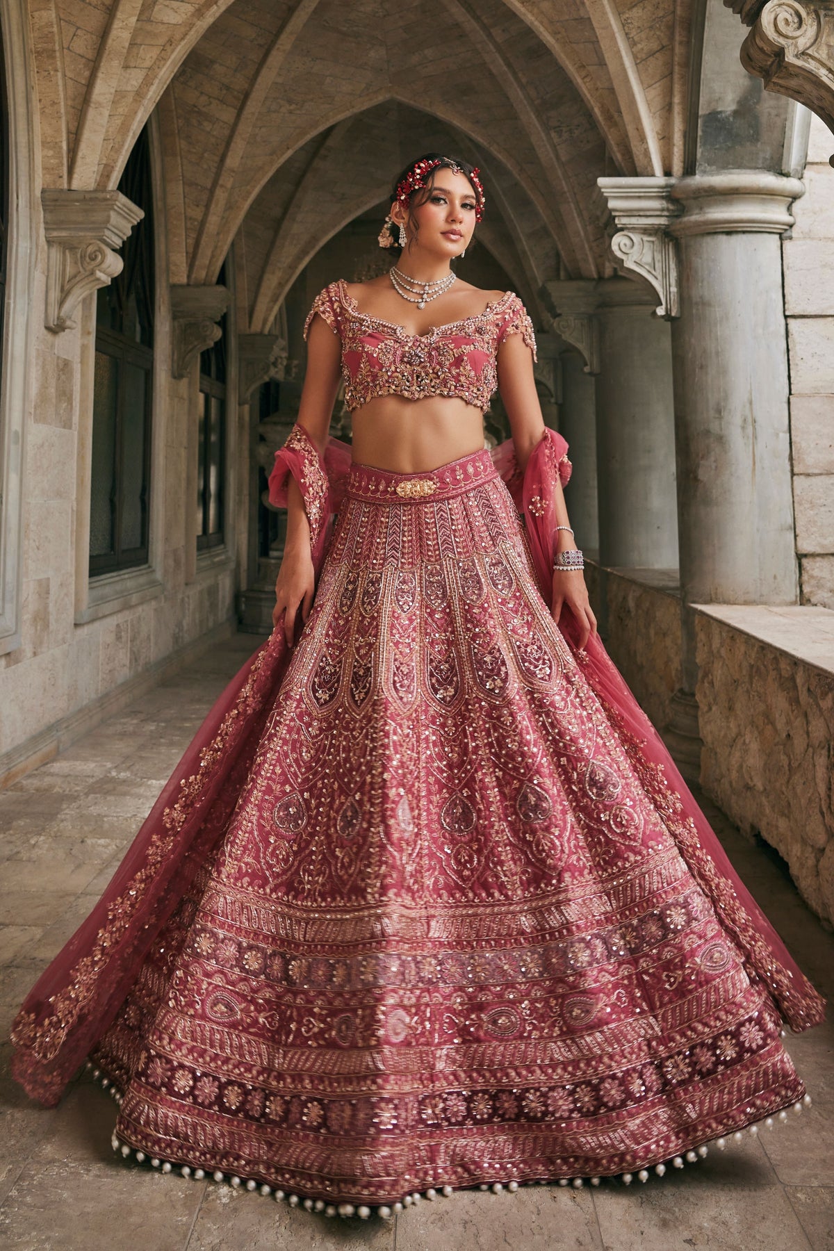 Dusk Blossam Lehenga set