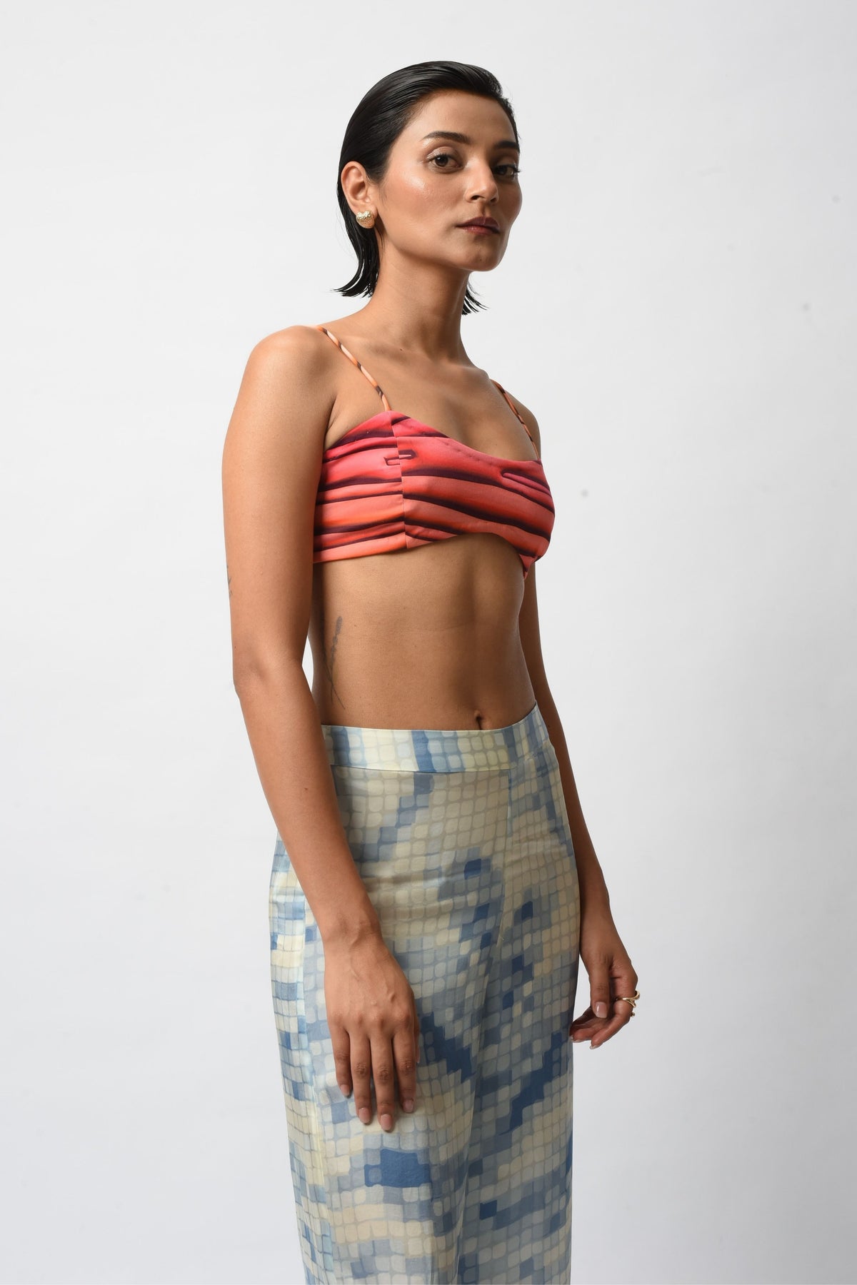Printed Satin Breeze Co-ord Multicolor