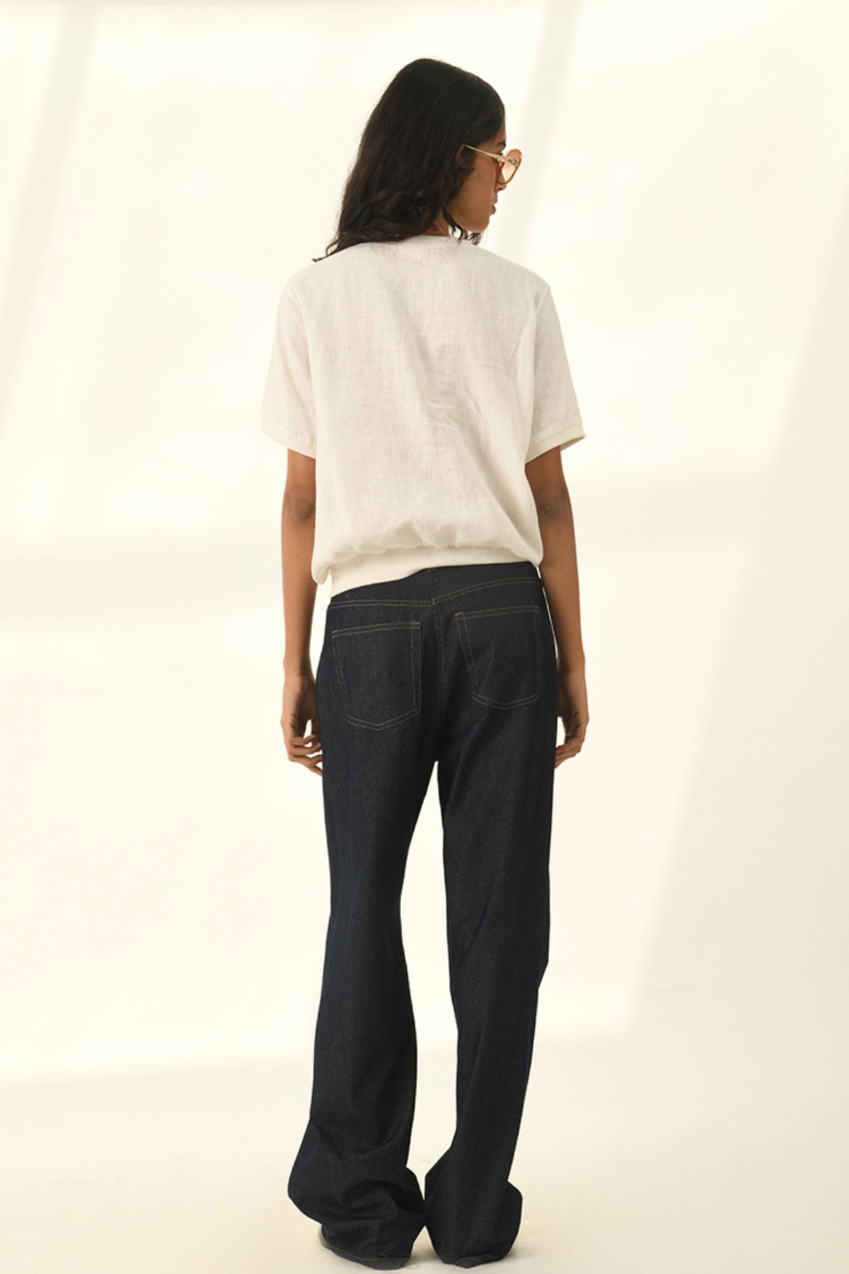 White Ekstase Embroidered Top