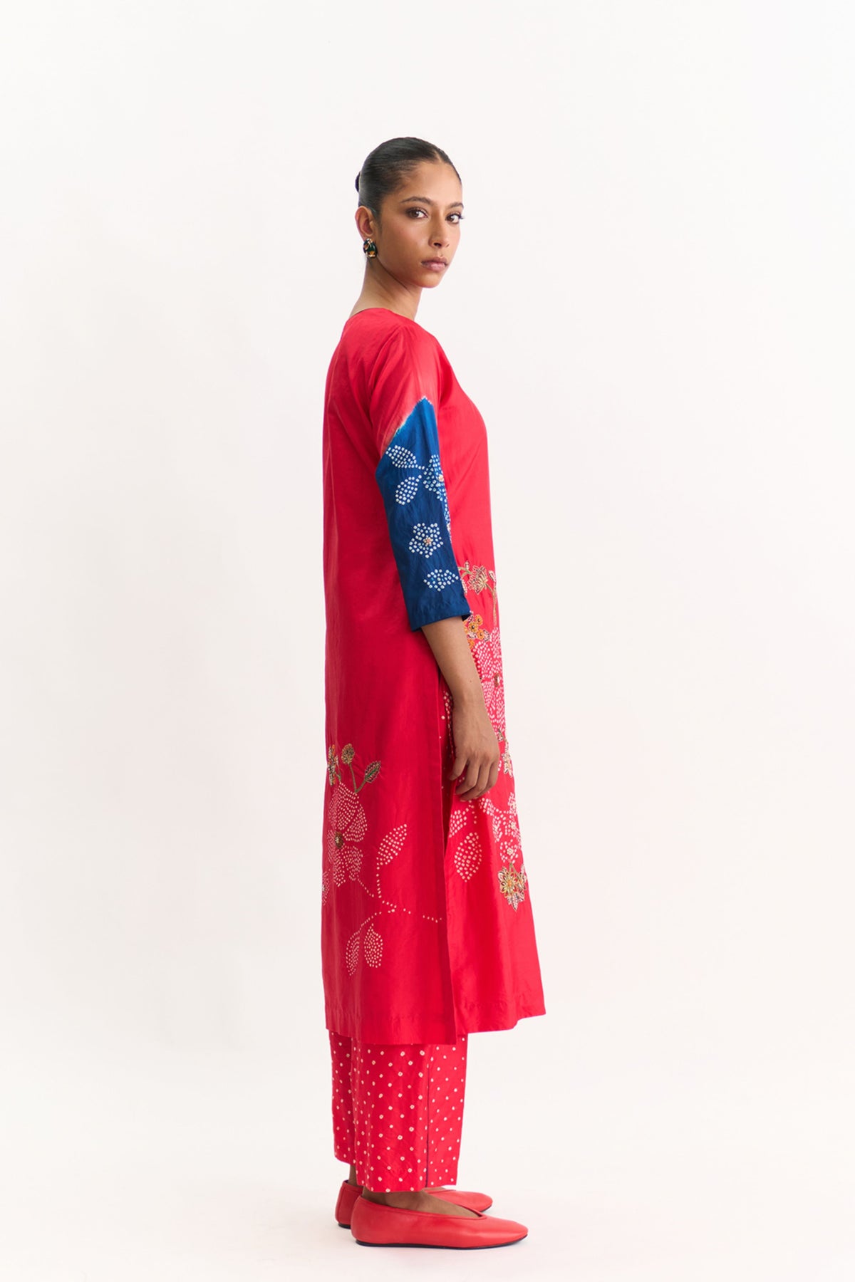 Sakura Tomato Blue Kurta Set