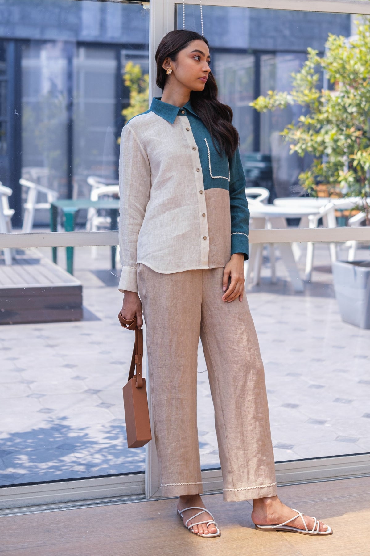 Teal Panel Co-ord Set