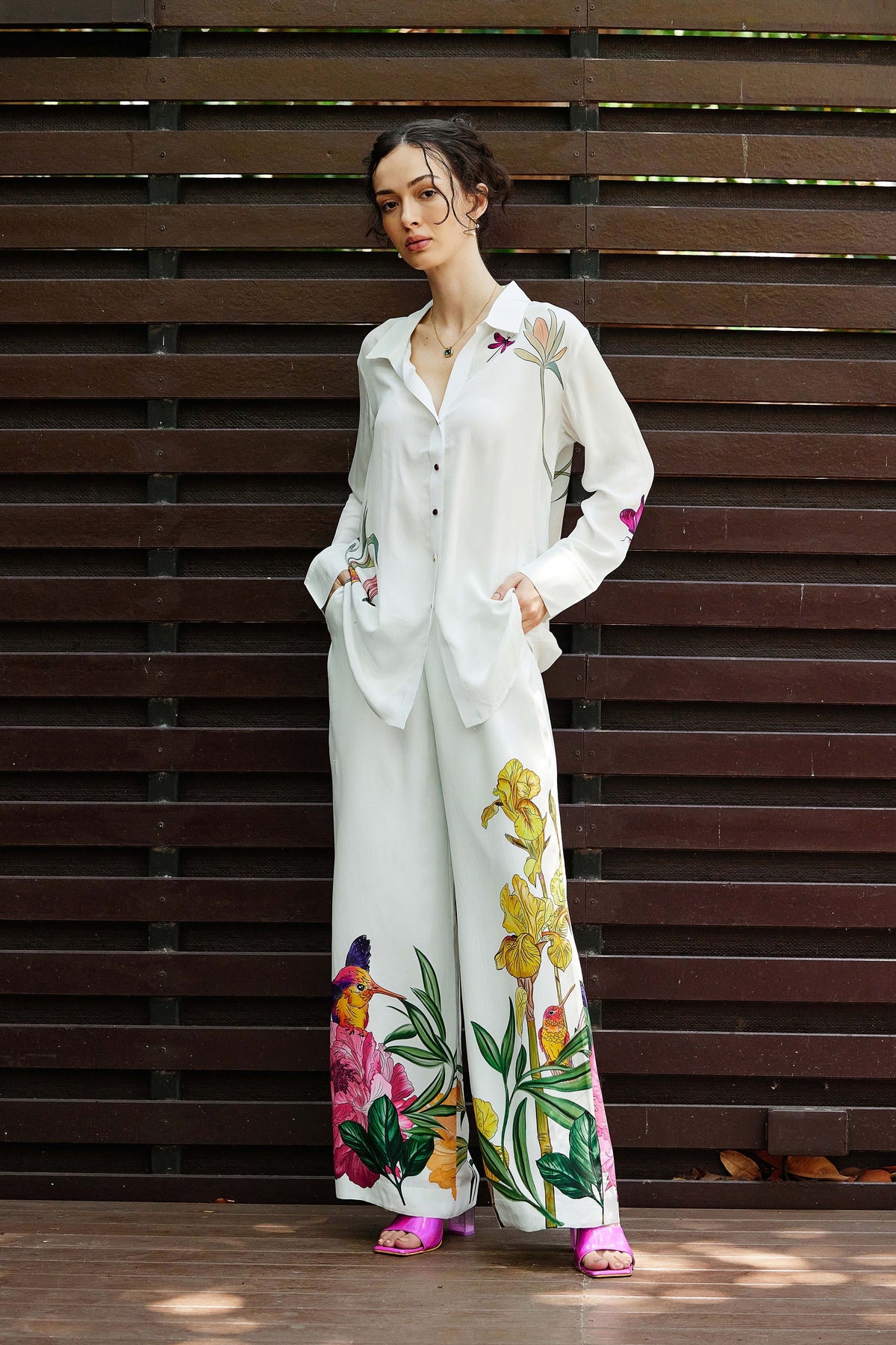 Blossom Shirt With Pants