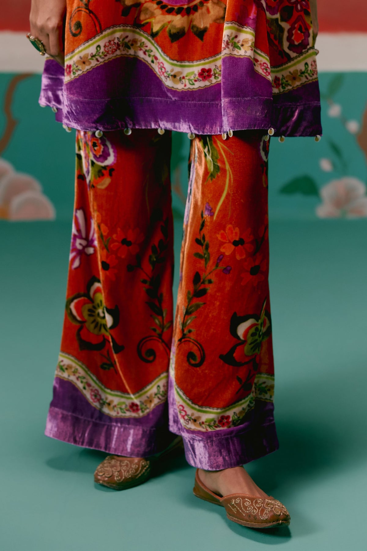 Floral Kurta Set With Dupatta