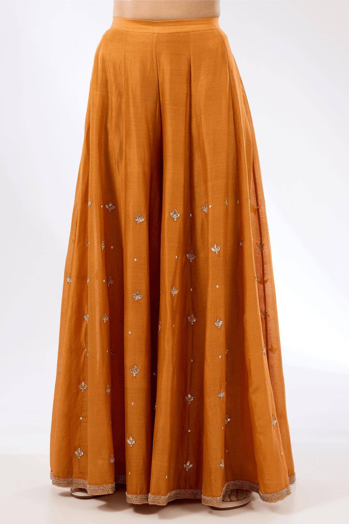 Gota Patti Orange Sharara Set