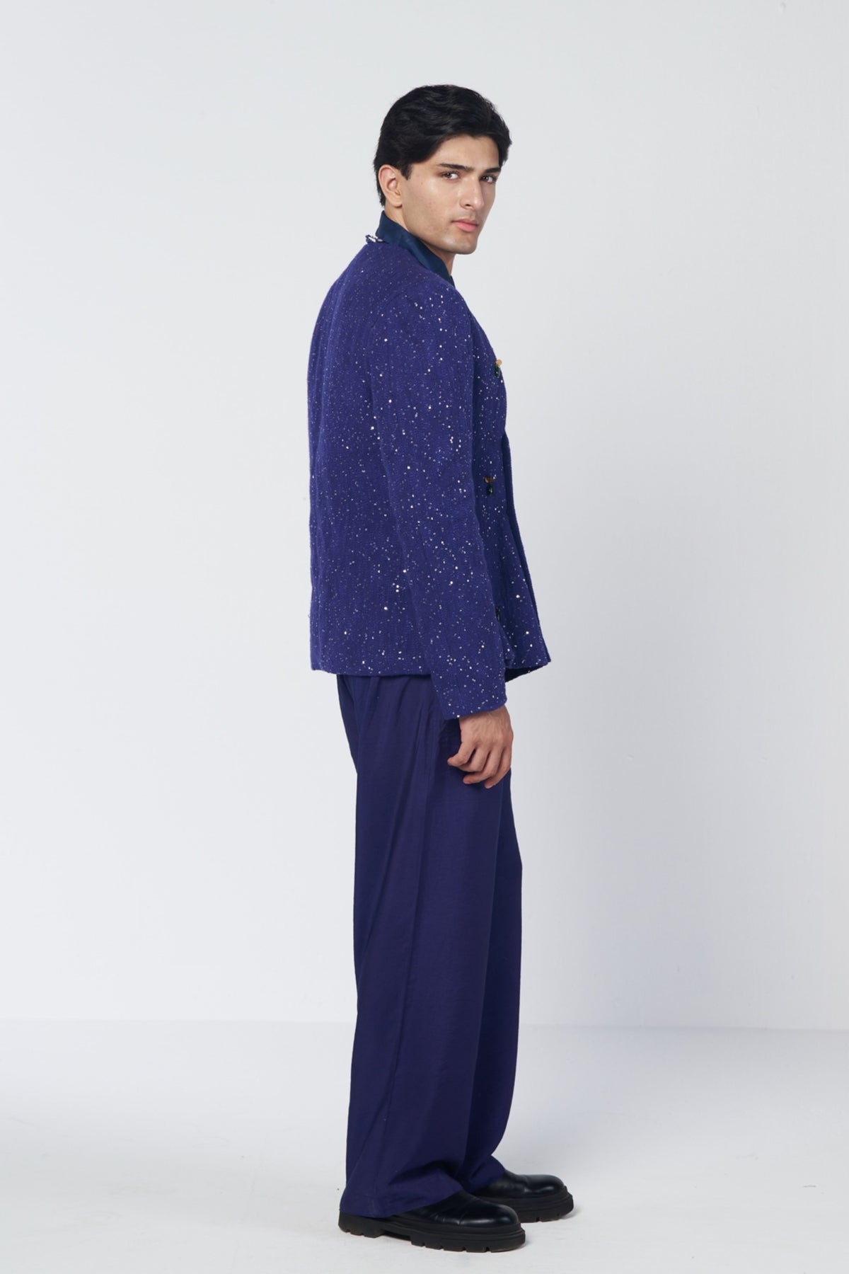 Rimjhim Double Breasted Coat Set