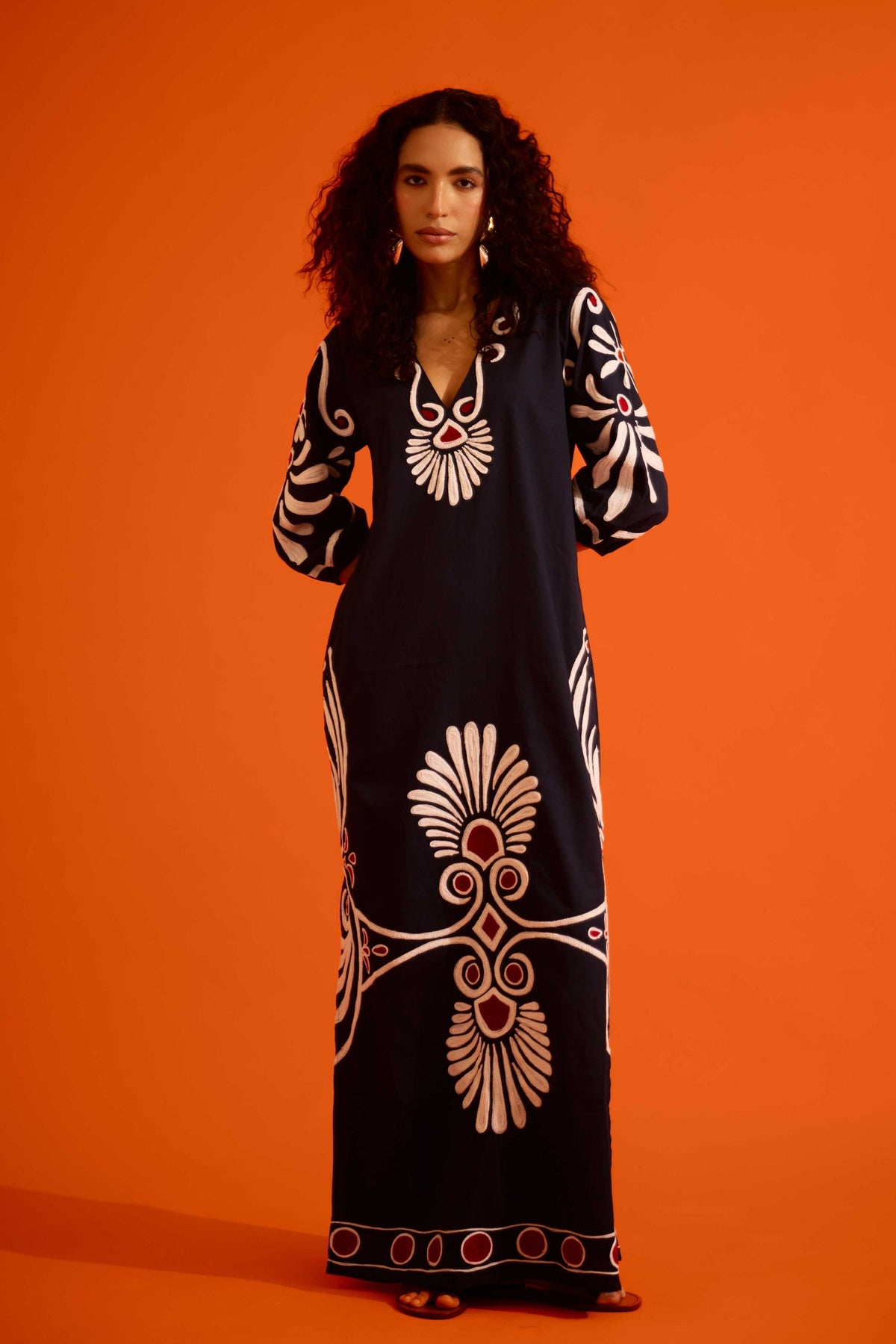 Black Botanical Maxi