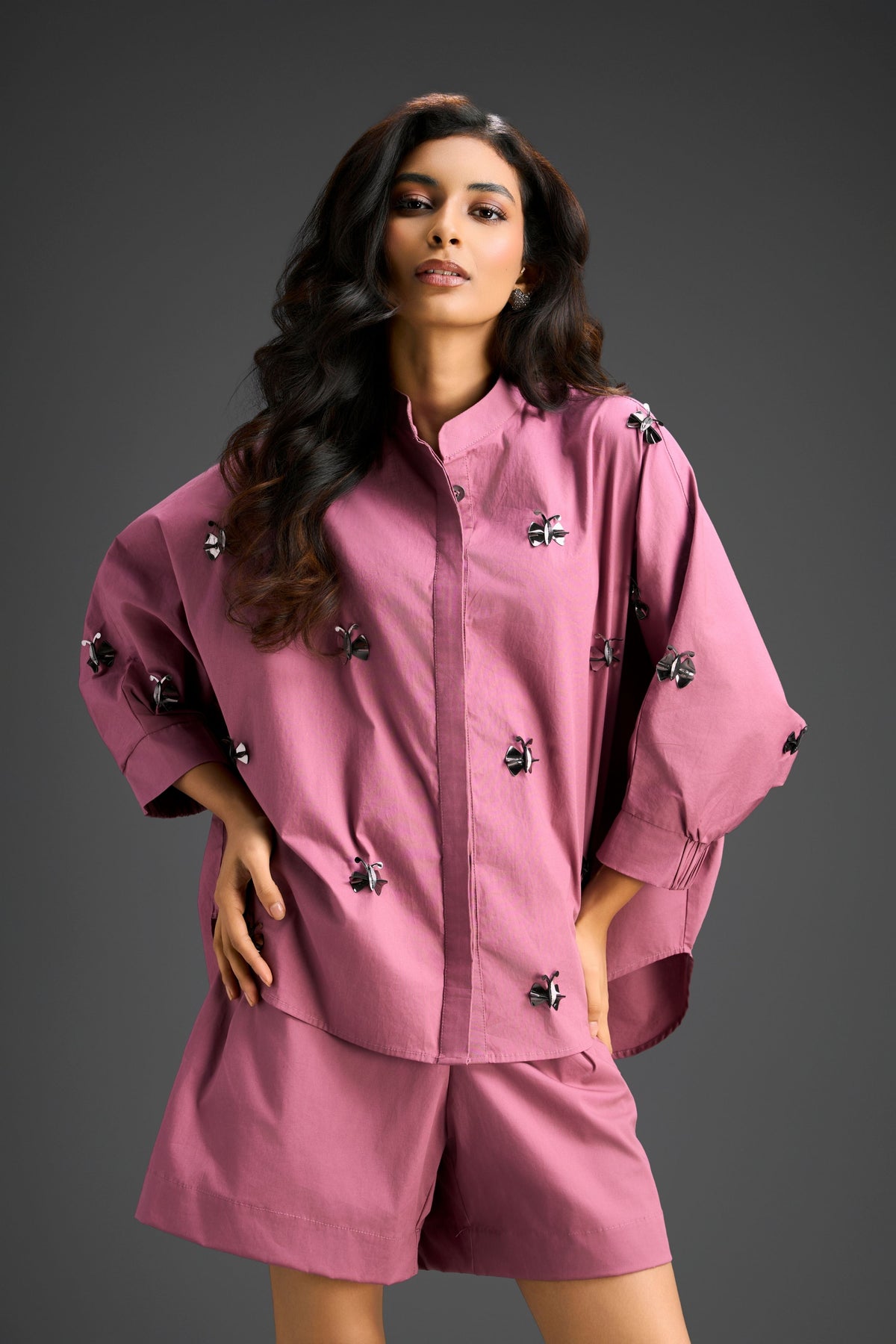 Pink Cotton Co-ord Set