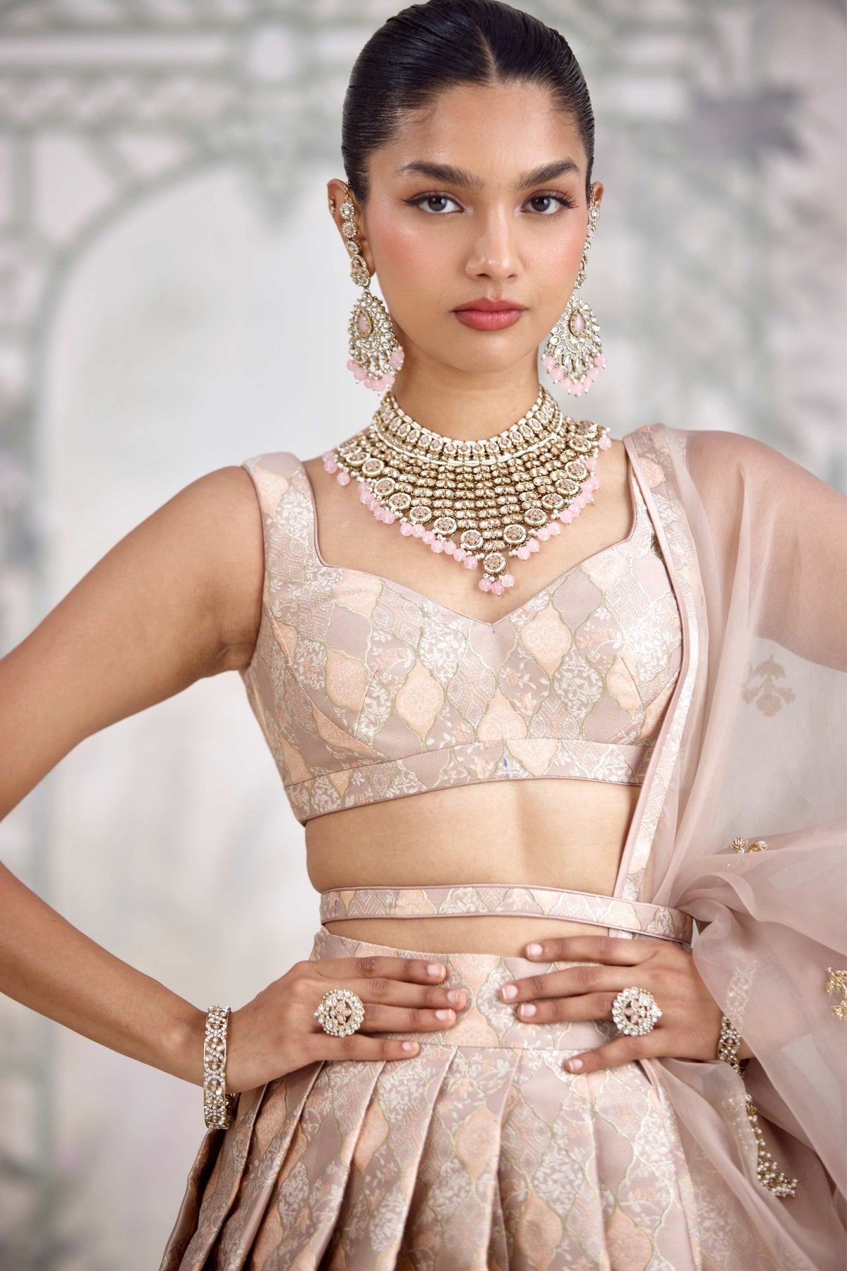 Moonlight Grey Lehenga Set