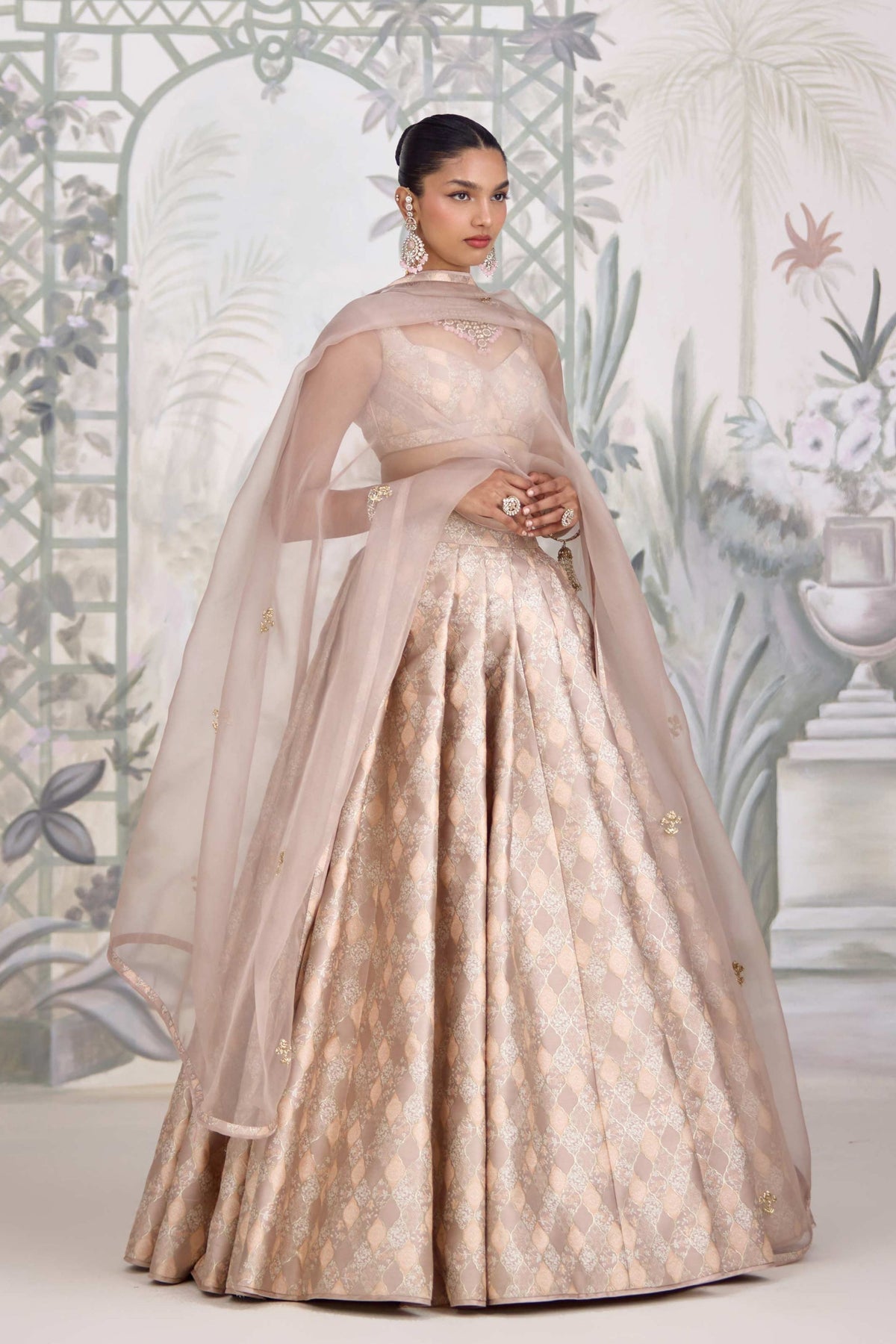 Moonlight Grey Lehenga Set