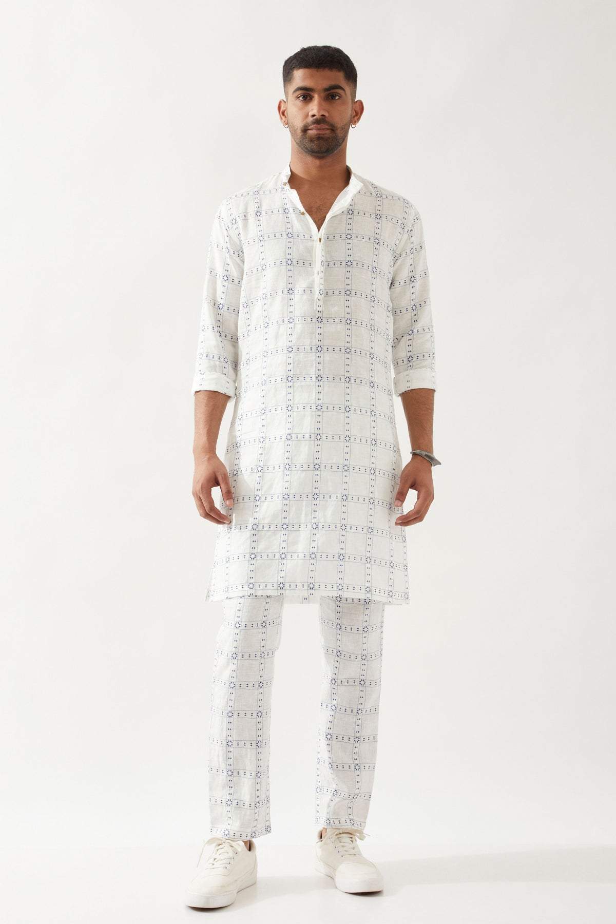 Kent Regal White Kurta Set