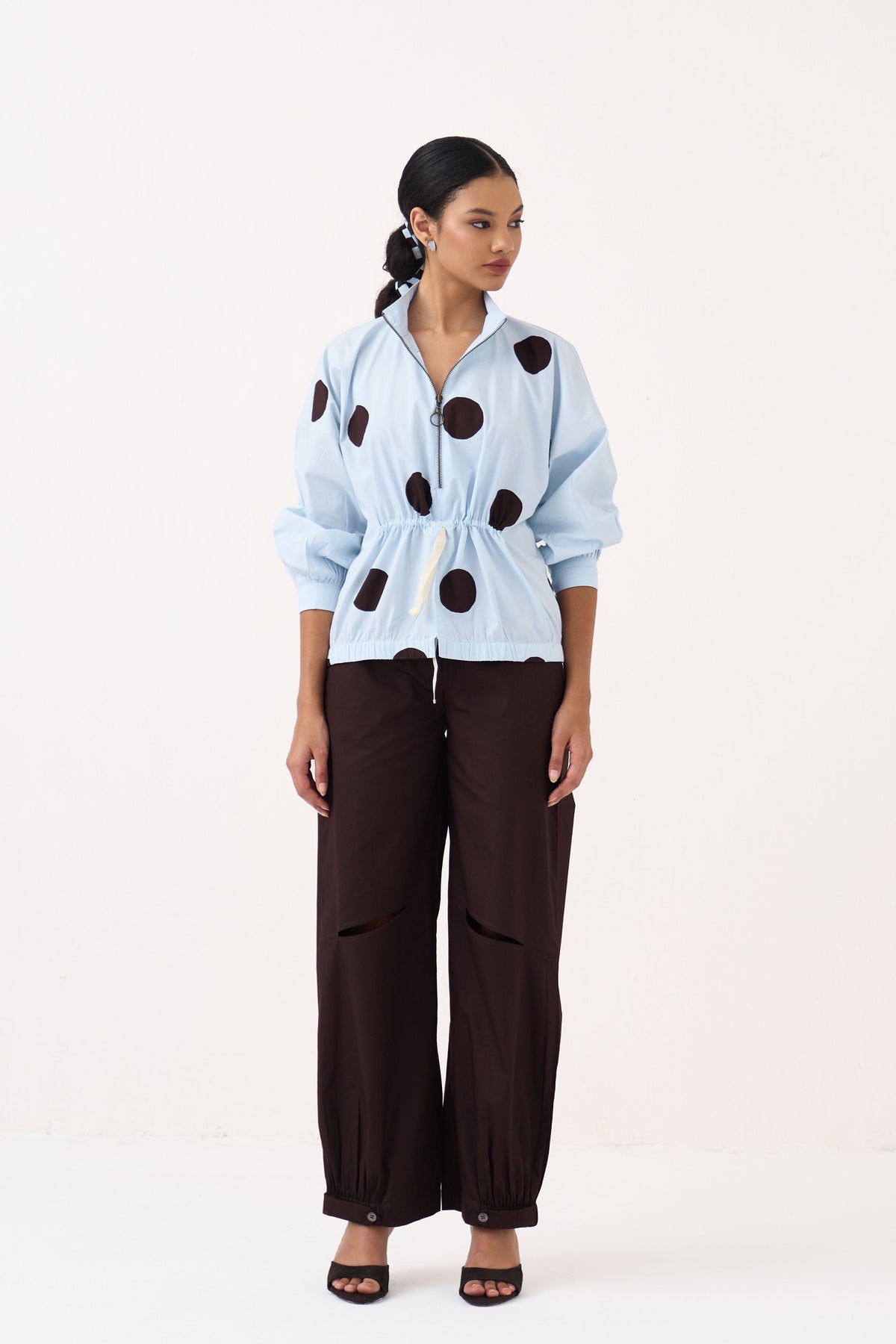 Drawstring Polka Co-Ord Set